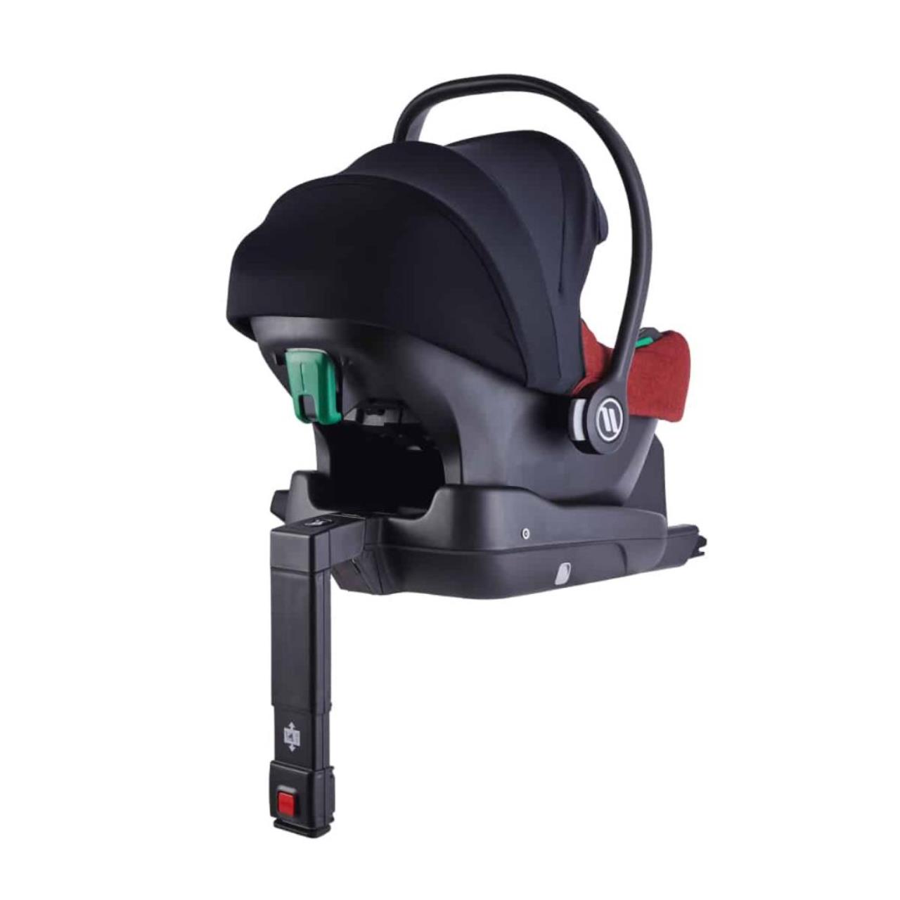 Kindersitz, Babysitz, Sitz nach hinten gericht, Basisbefestigung, schwarz