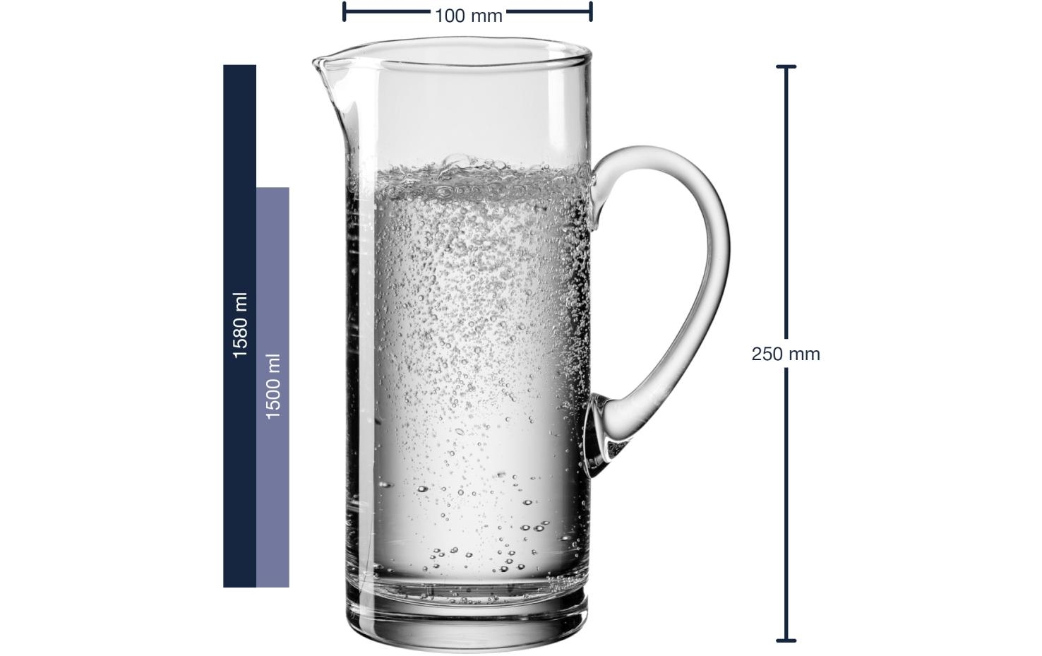Leonardo Krug Ciao VIP 1.5 Liter Kanne, Tasse, Glas, Wasserkrug