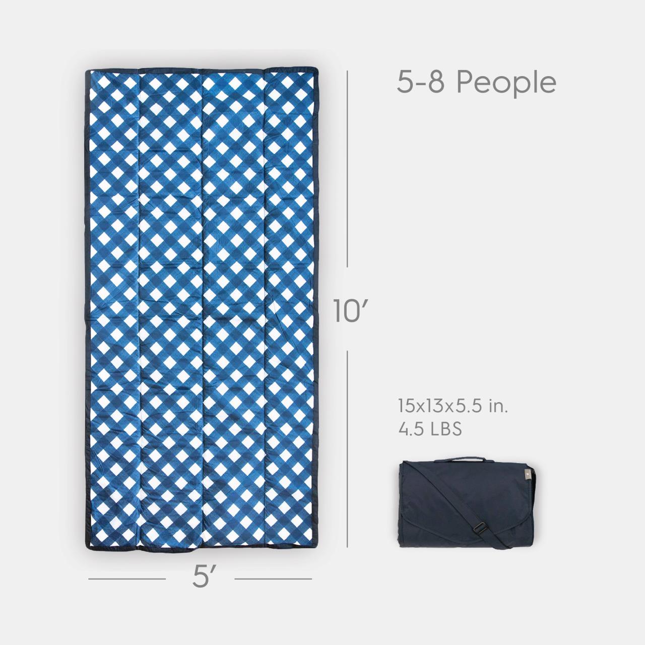 Picknick-Decke Extra Big Navy Plaid