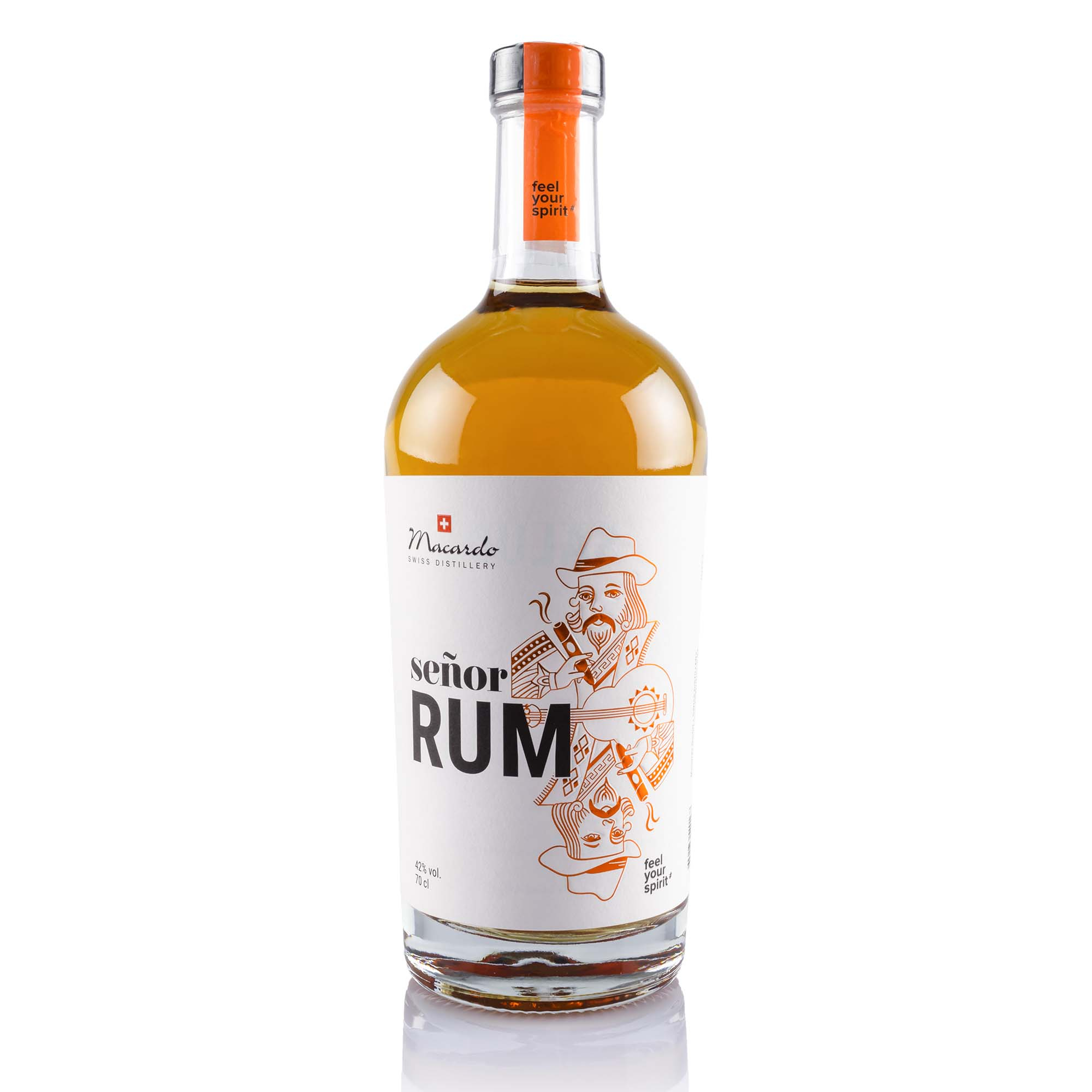 Señor Rum von Macardo, 70cl, 42% Vol. Señor Rum von Macardo, 70cl, 42% Vol.