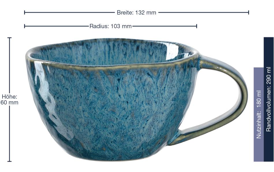 Leonardo Tasse Matera 290ml Blau 4er Set