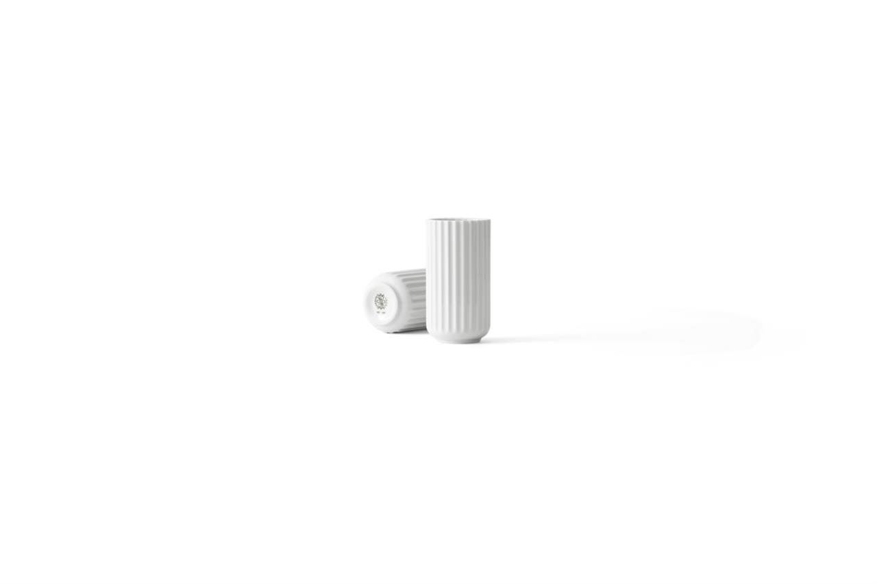 Lyngby Vase, 10.5cm, Weiss