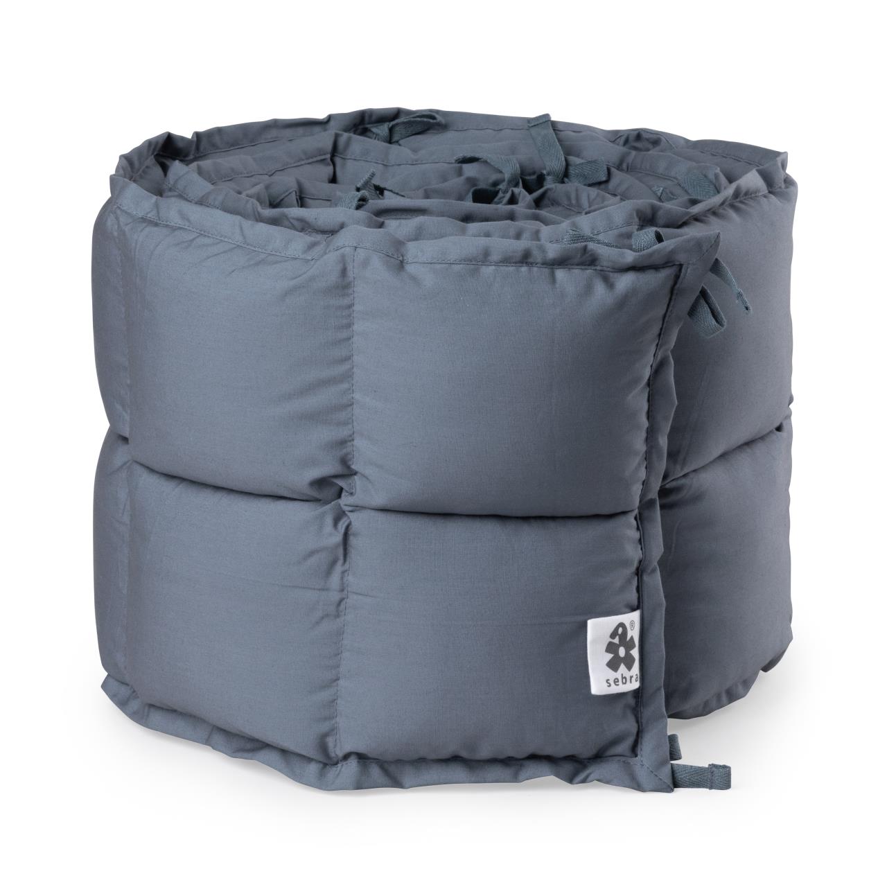 Bettnestchen, Kapok, Dusty Blue Stripe
