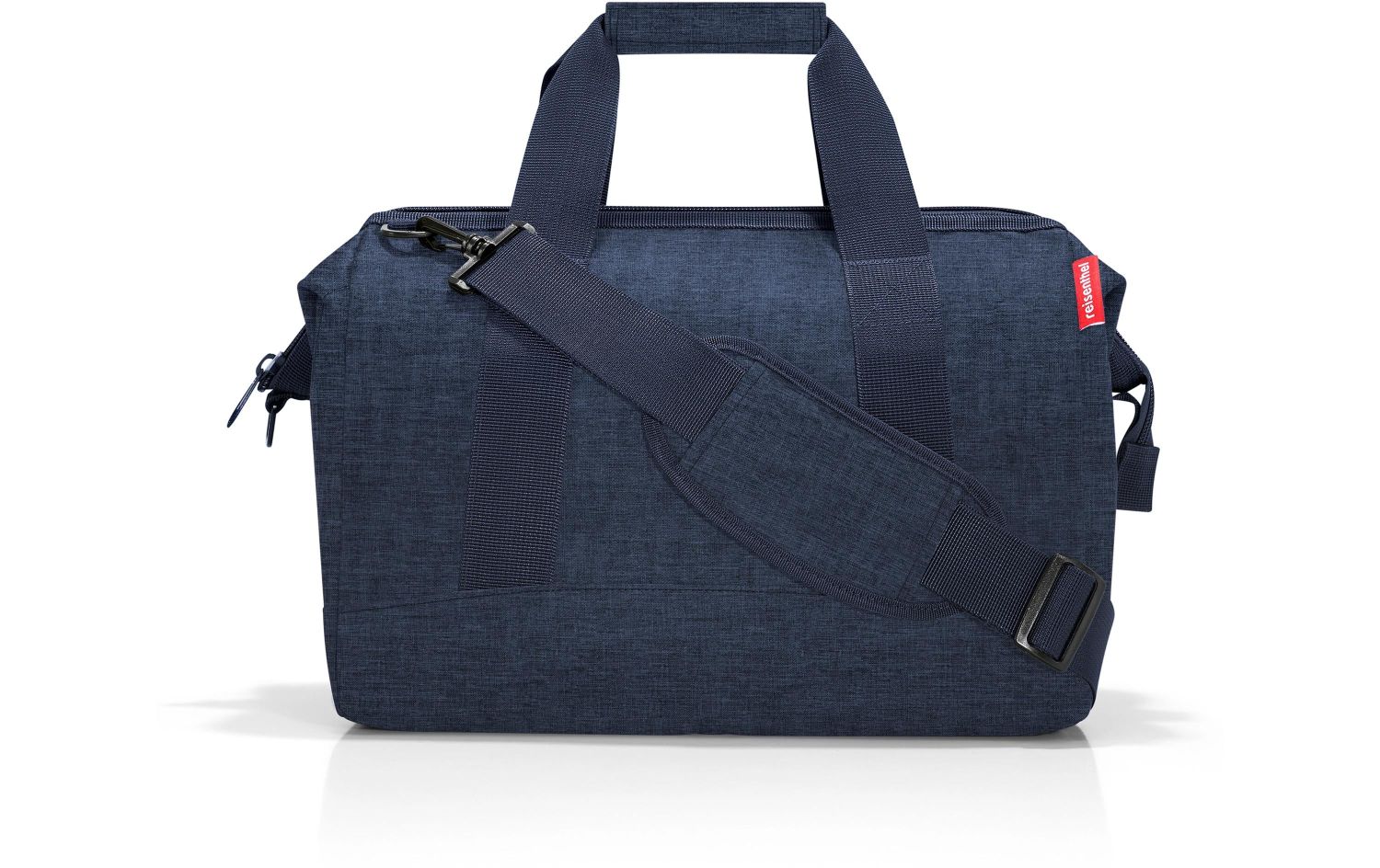 Tasche, Duffel, Navy, Reißverschluss, Gurtband, Damentasche, Messenger Bag, Crossbody, Nylon, Marineblau