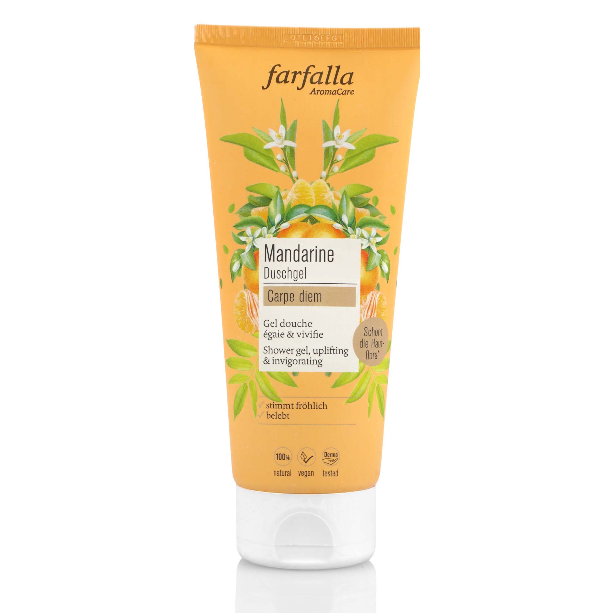 farfalla Mandarine Carpe Diem, Duschgel, 200ml