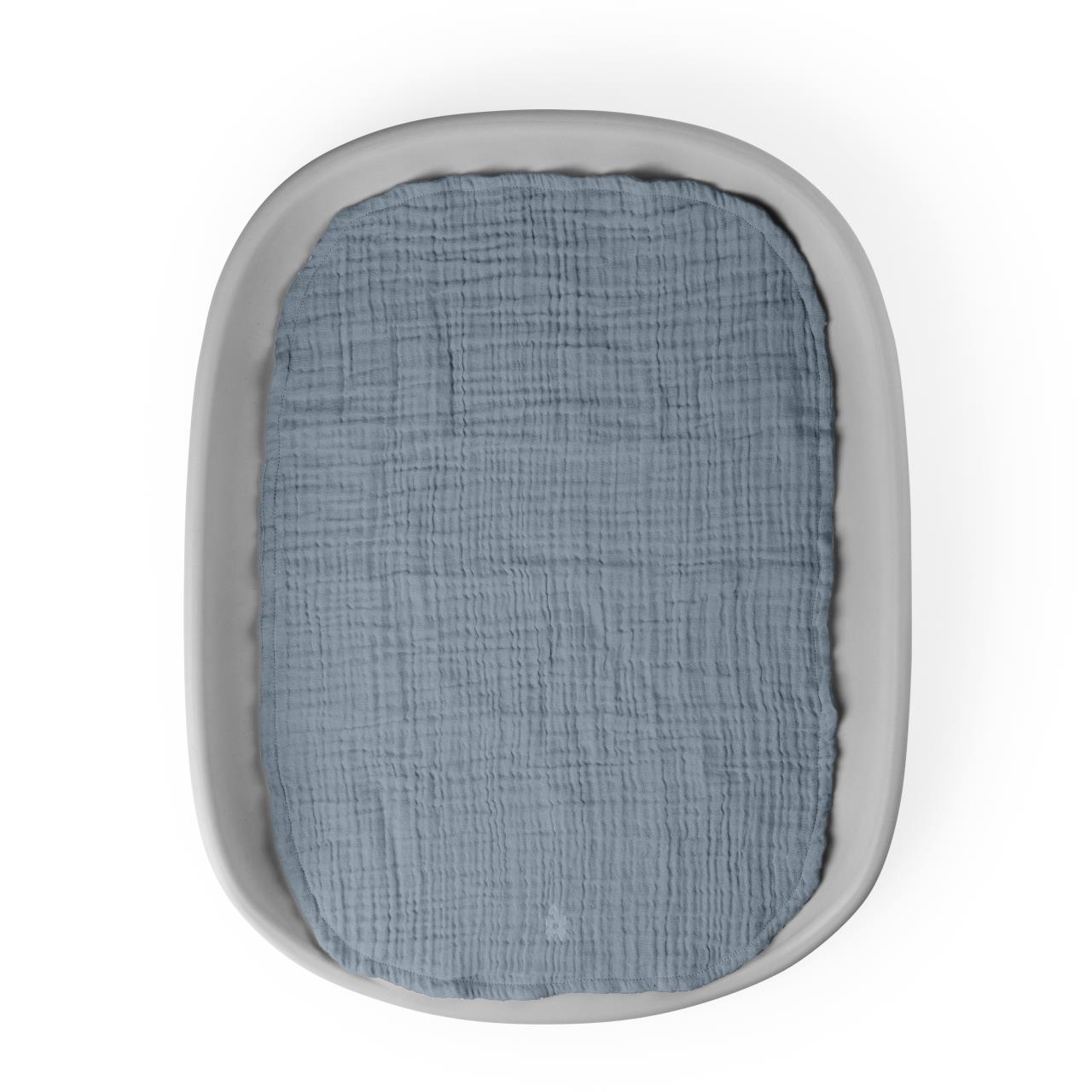 Wickelunterlage 6-lagig, Musselin, Blue