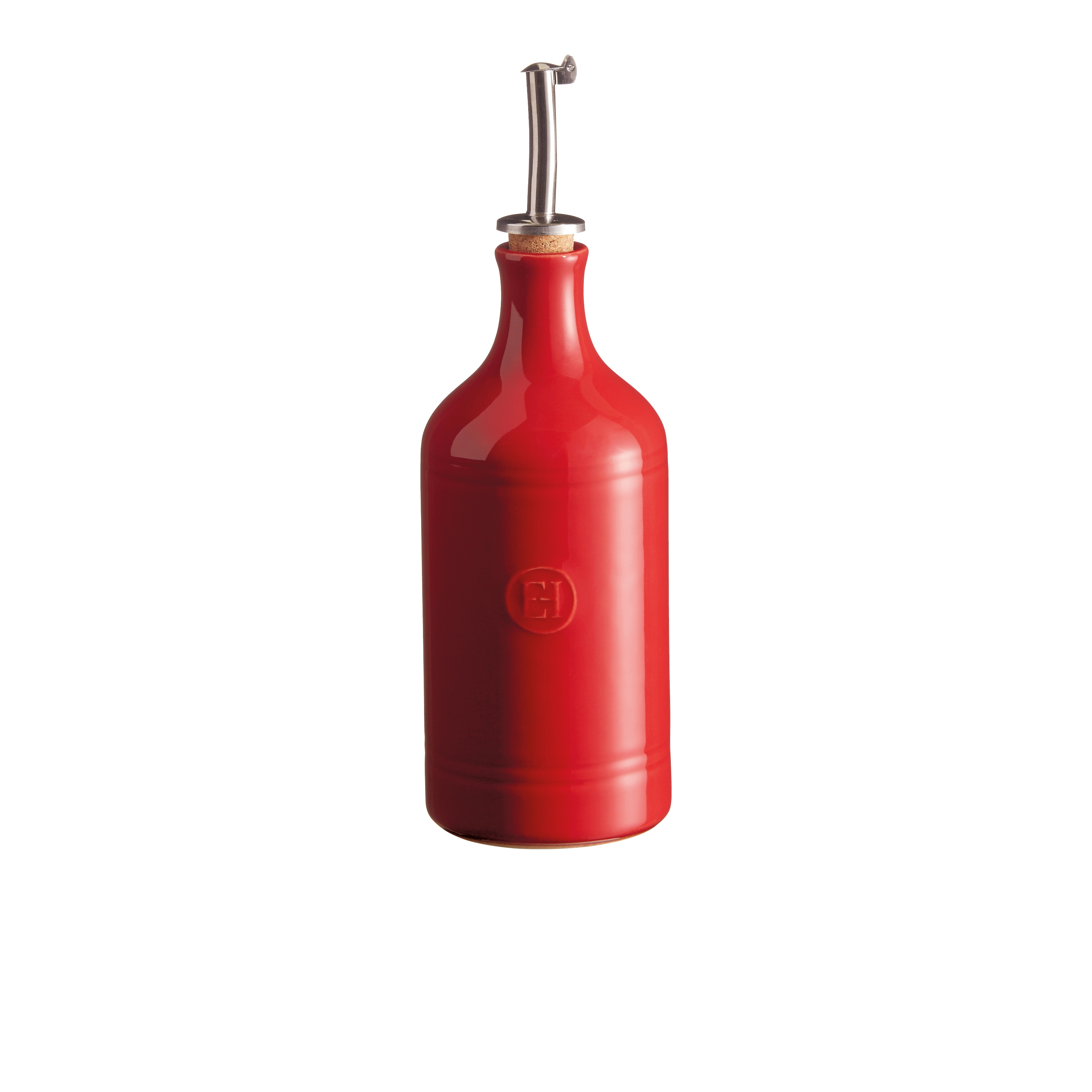 Essig/Öl Spender Keramik 400 ml Ø 7.5 cm, rot