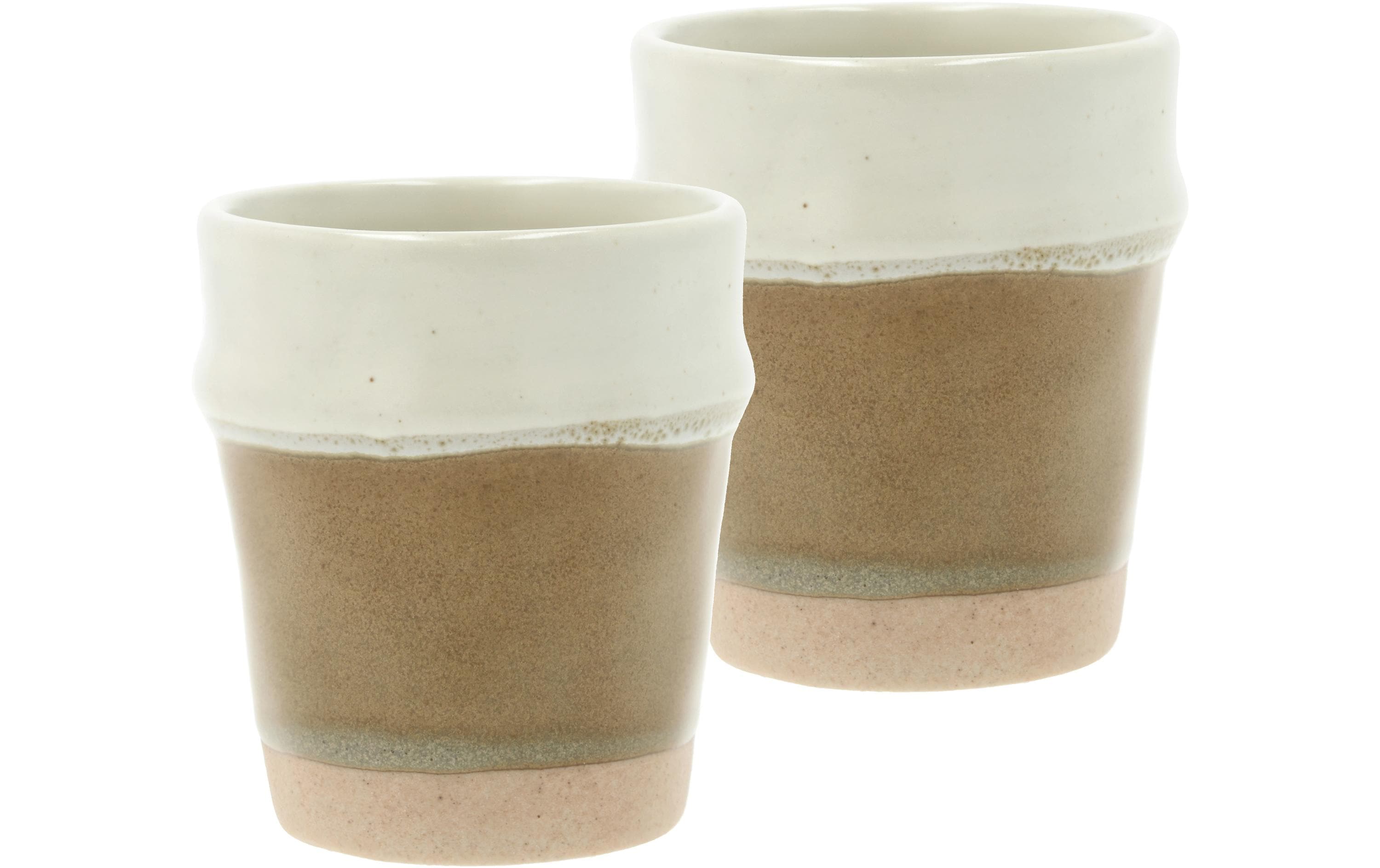 Villa Espressobecher Evig Creme/Brau 2er