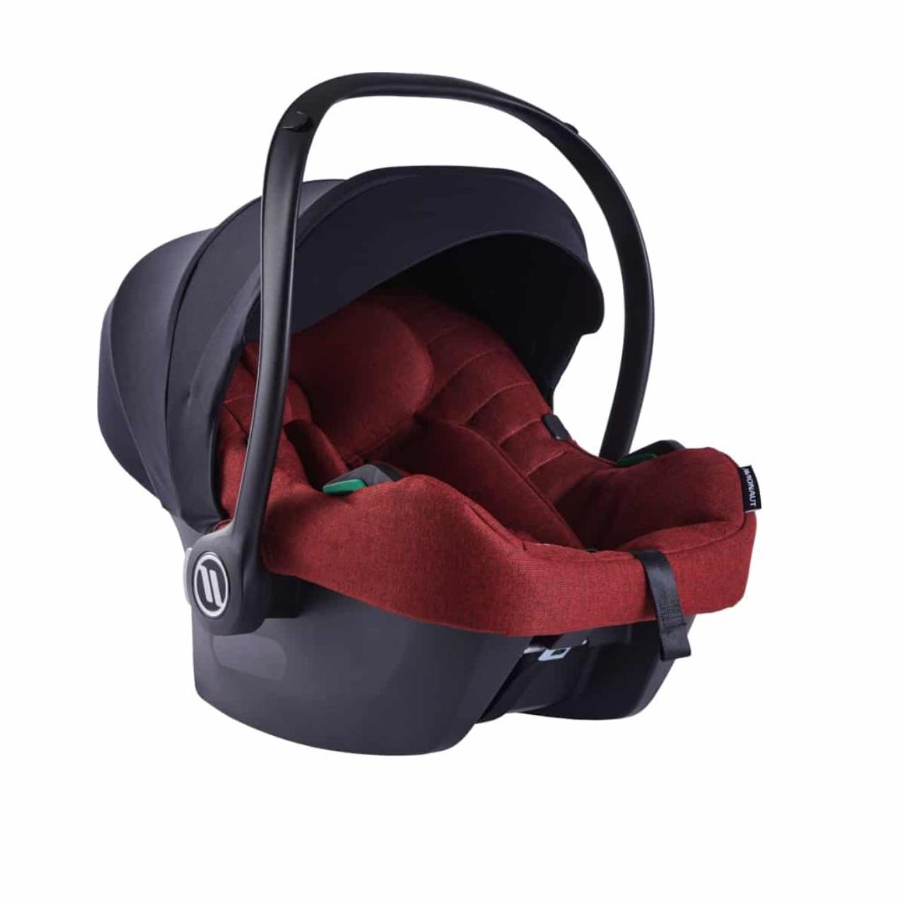 Baby-Autositz, Säuglingstragetasche, Kinderautokindersitz, Reisen Baby Sitz, rote Polsterung