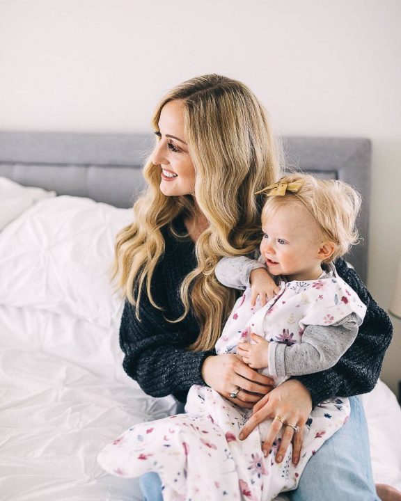 Cotton Muslin Sleeping Bag Gr. M - Fairy Garden