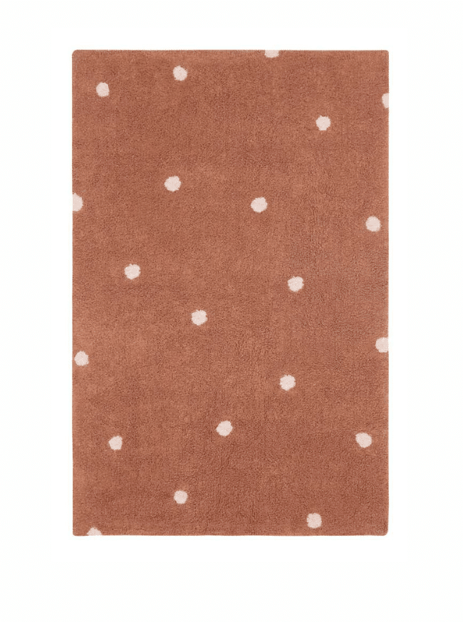 Rug Mini Dot Chestnut