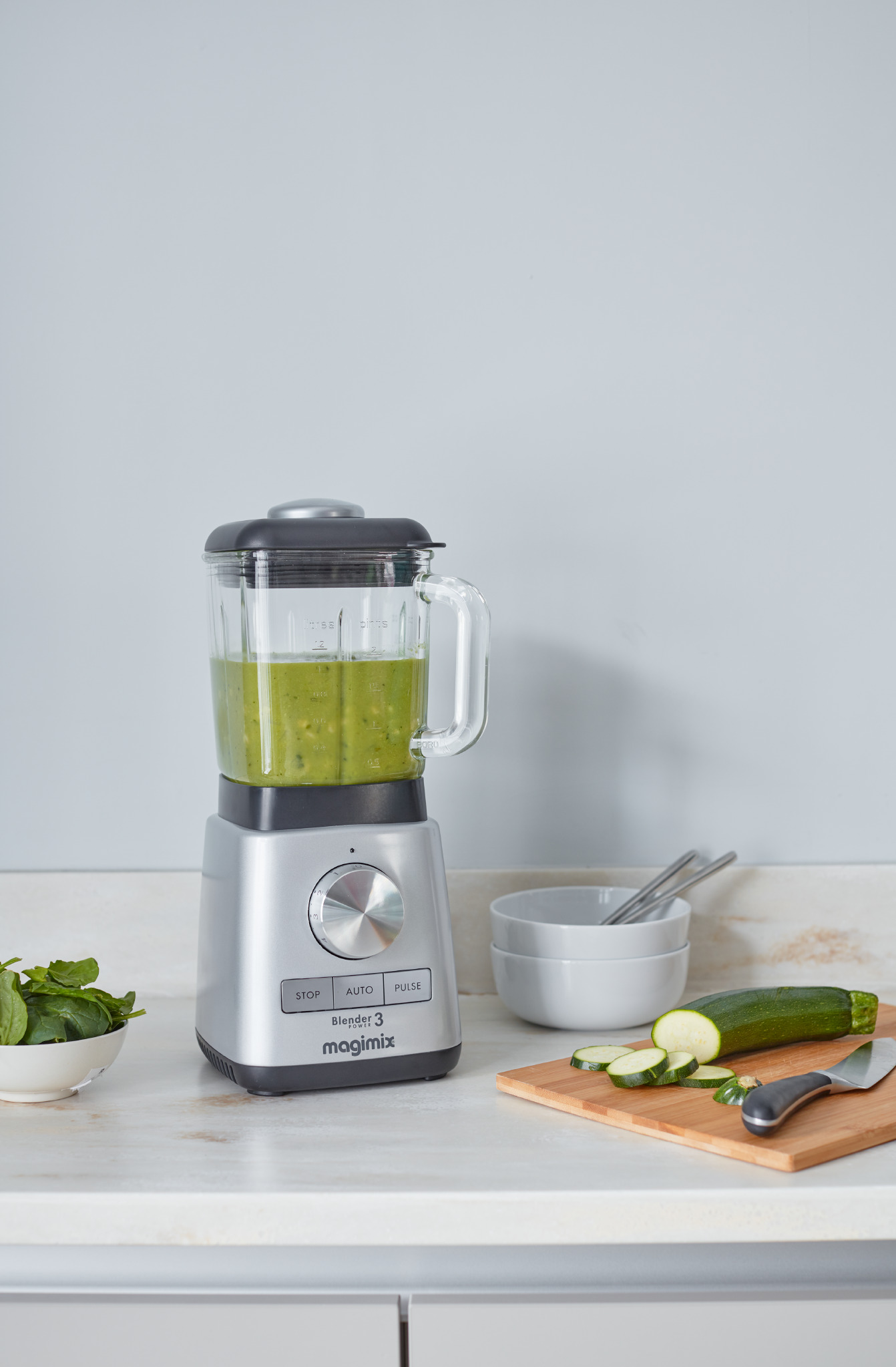 Power Blender 3, silber