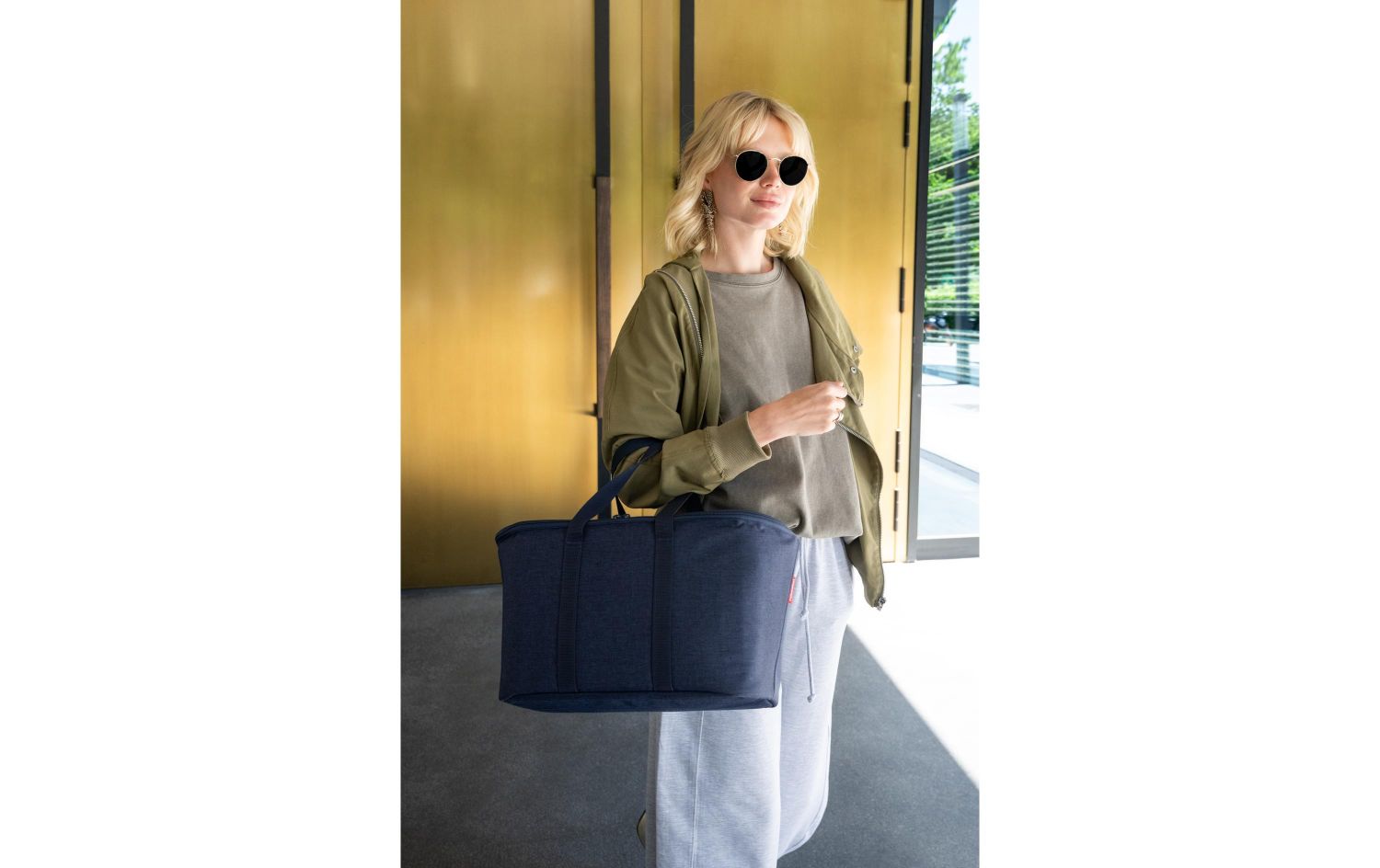 Tasche, Dreifach-Grifftasche, Nylon-Tasche, Tragetasche, Reisetasche