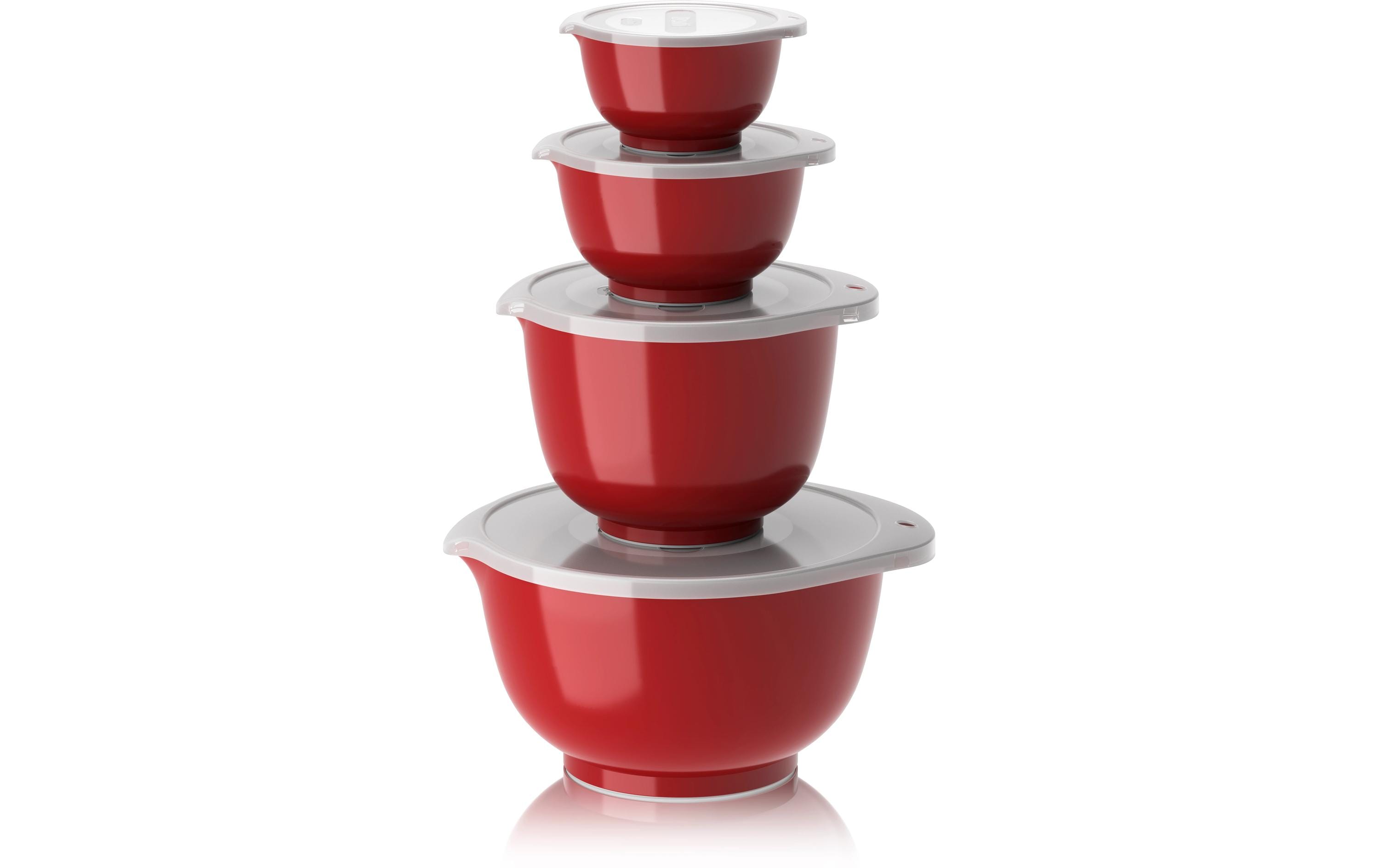 Schüssel-Set, Redesign, Rote Schüssel, Stackbare Schüsseln, Küche