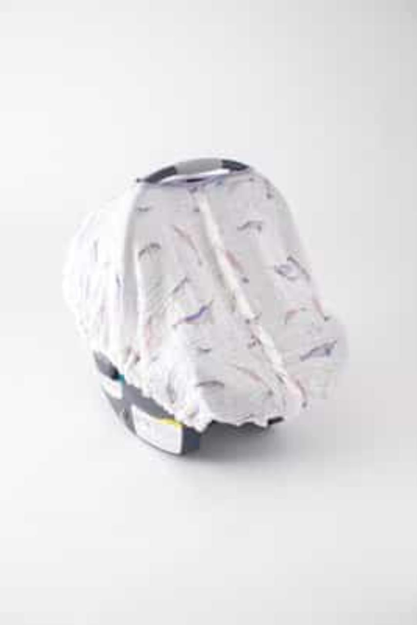 Baumwoll-Muslin Sonnendach Narwhal