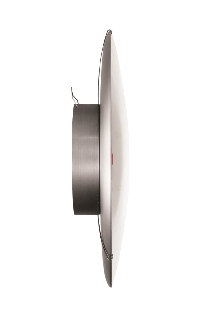 Roman Wanduhr, 29cm, Weiss/Schwarz