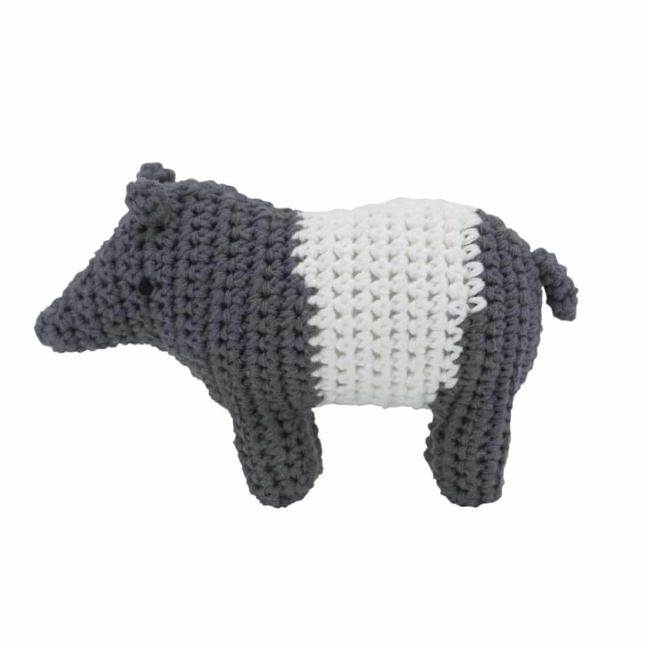 tiered-patchwork, amigurumi, plush, kuh-figur, amigurumi-spielzeug