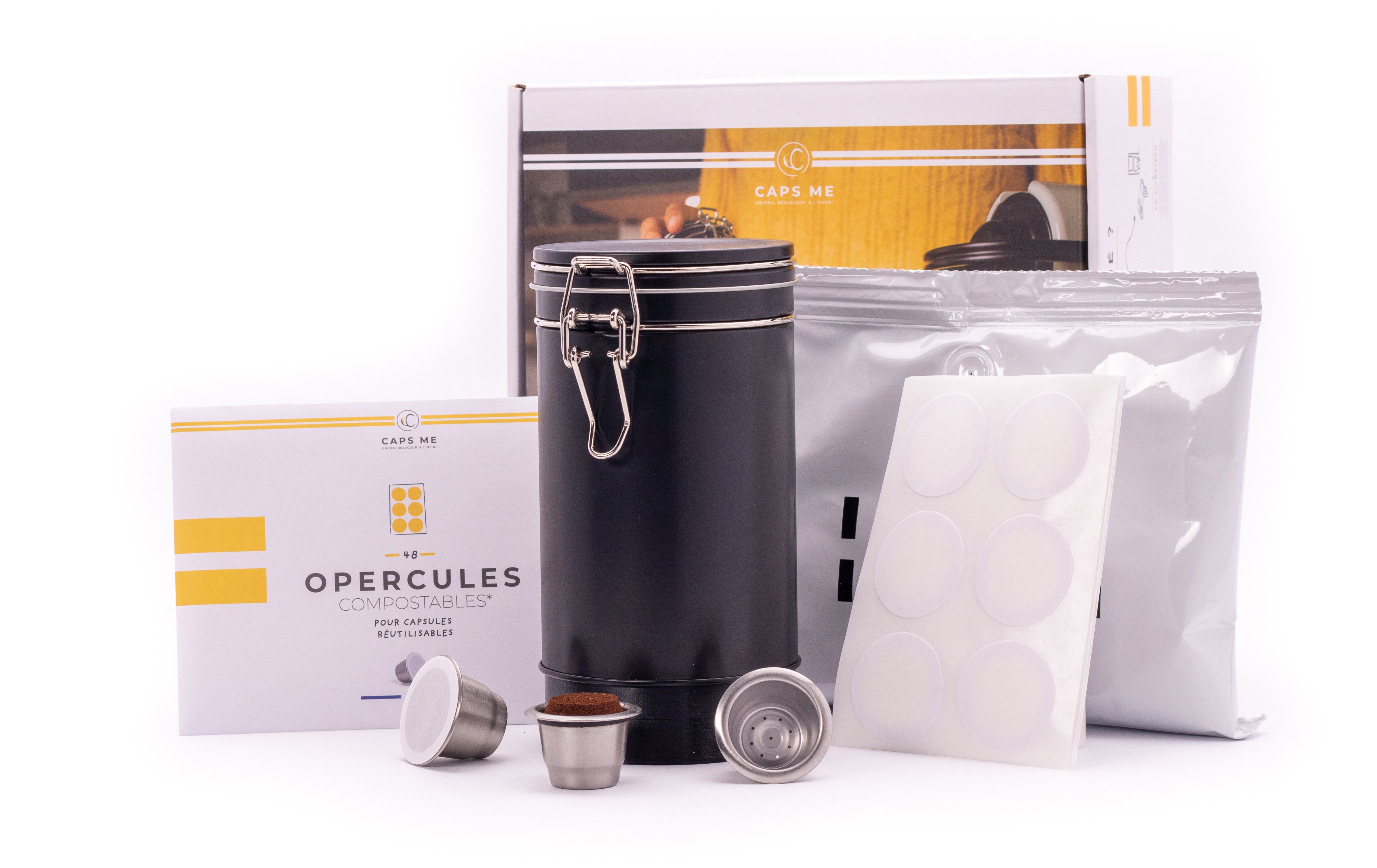 Kaffeebox schwarz