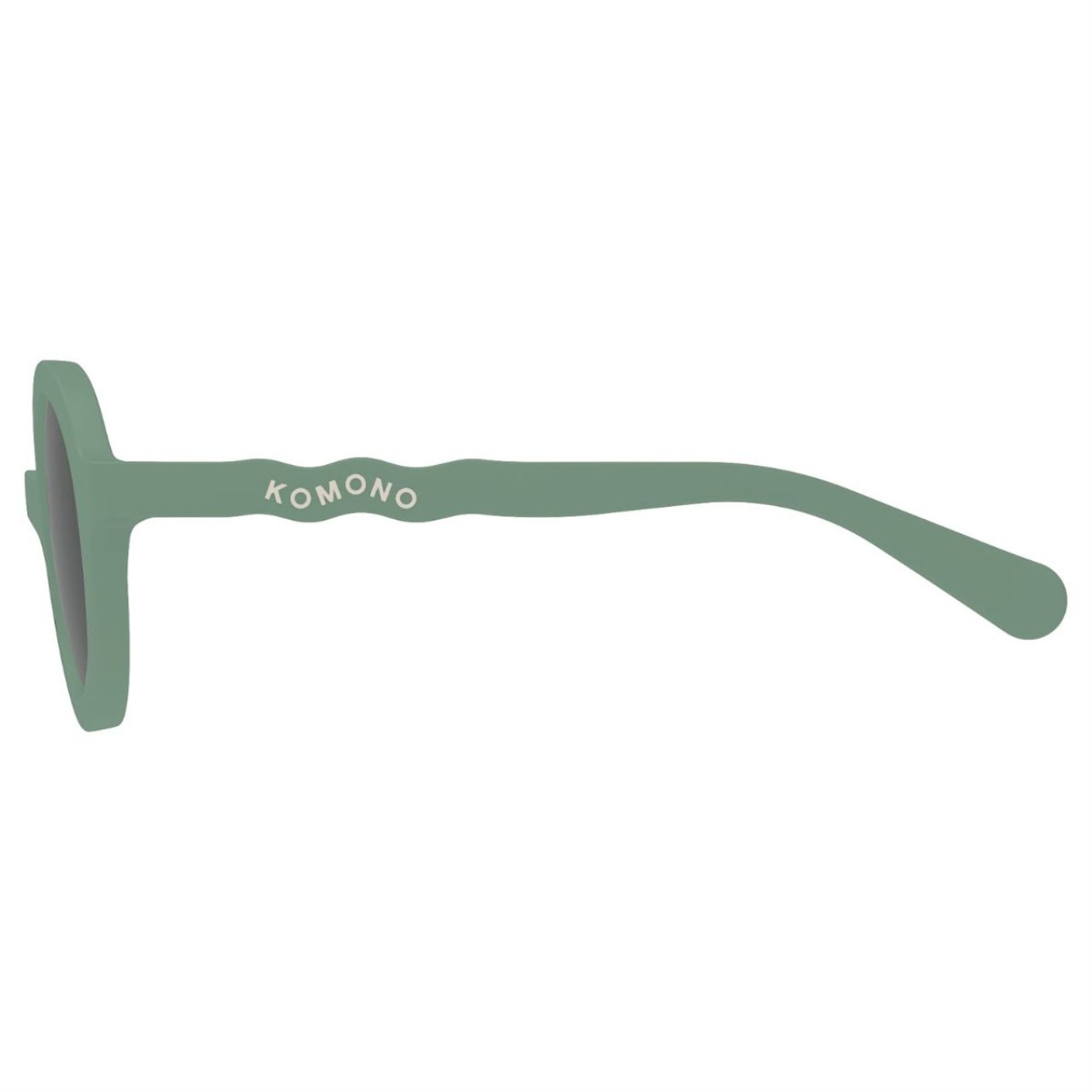 Sonnenbrille, grün, rund, Rahmen, Komono