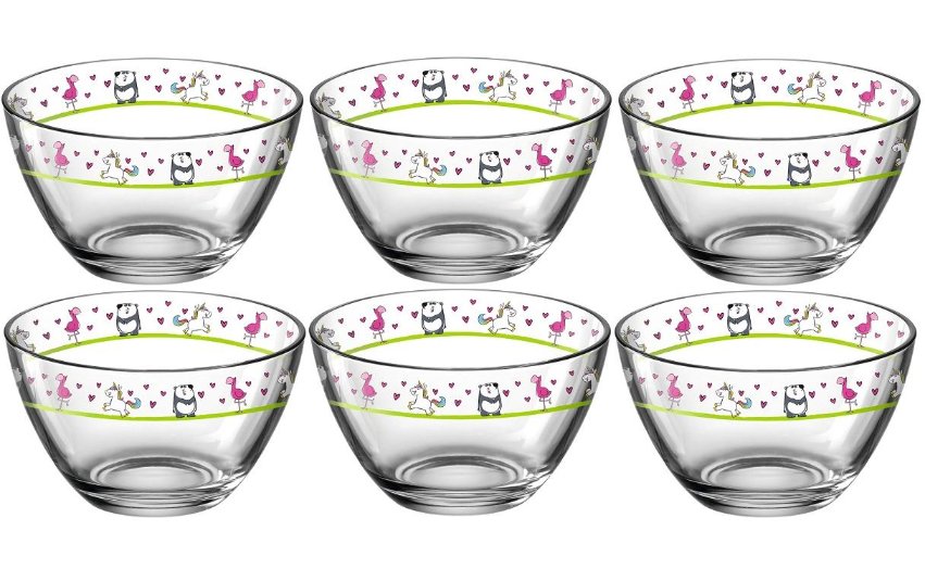 Leonardo Bambini Kinderschüssel, 12 cm Pokal, Diagramm, Handlung, Glas, Schüssel