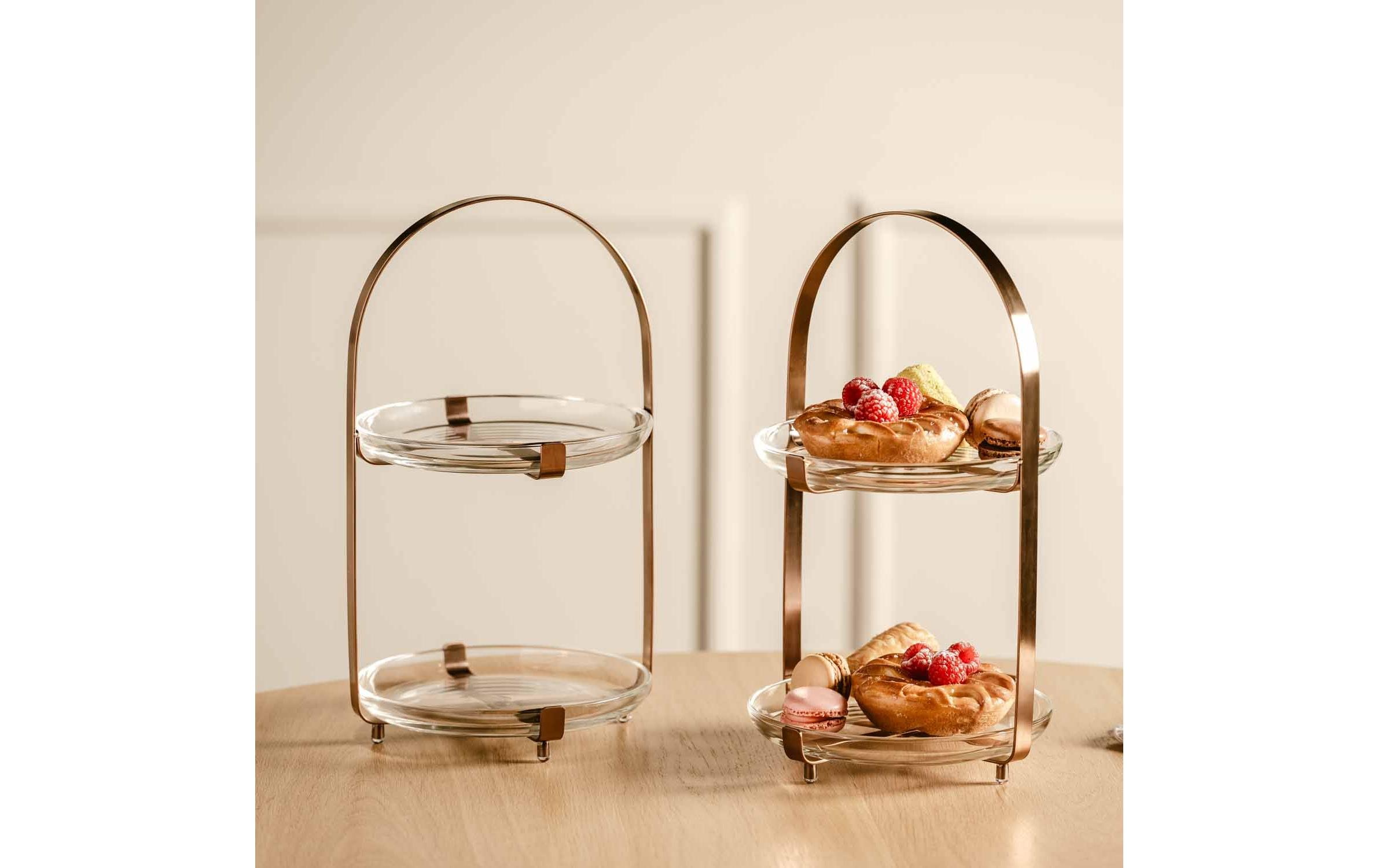 GK/Etagere 2tlg.kupfer CUCINA
