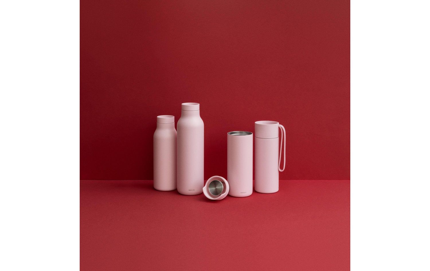 Wasserflasche, Flasche, Stahlkappe, Metallflasche, Trinkflasche, Trinkflasche, Stainless steel, Rosa, Mehrwegflasche, Flasche mit Deckel,  Trinkflasche,  Wasserflasche,  Edelstahl,  rosa,  Becher-Set