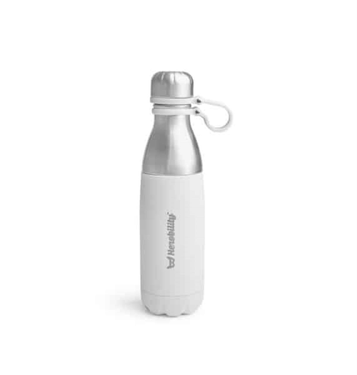 HeroGo - Thermosflasche weiss