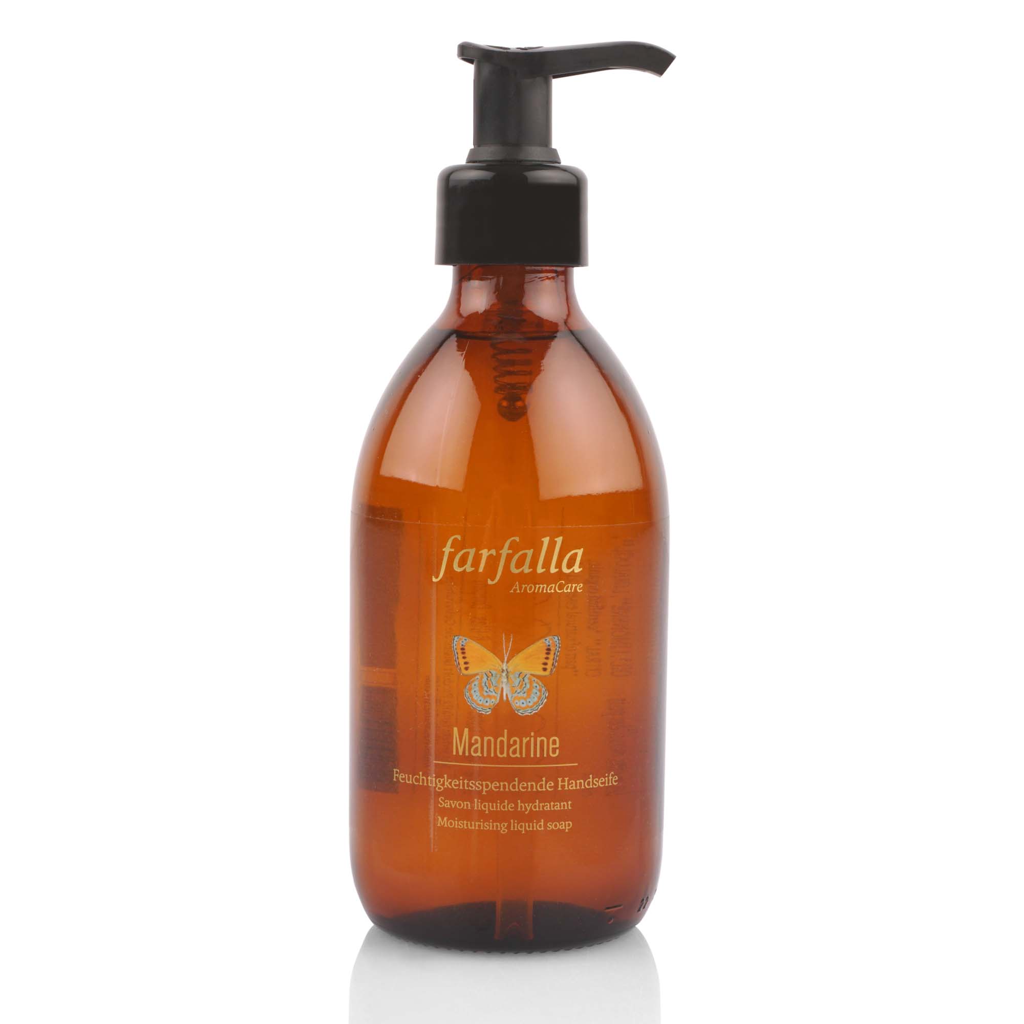 farfalla Mandarine Carpe Diem, Feuchtigkeitsspendende Handseife, 300ml farfalla Mandarine Carpe Diem, Feuchtigkeitsspendende Handseife, 300ml