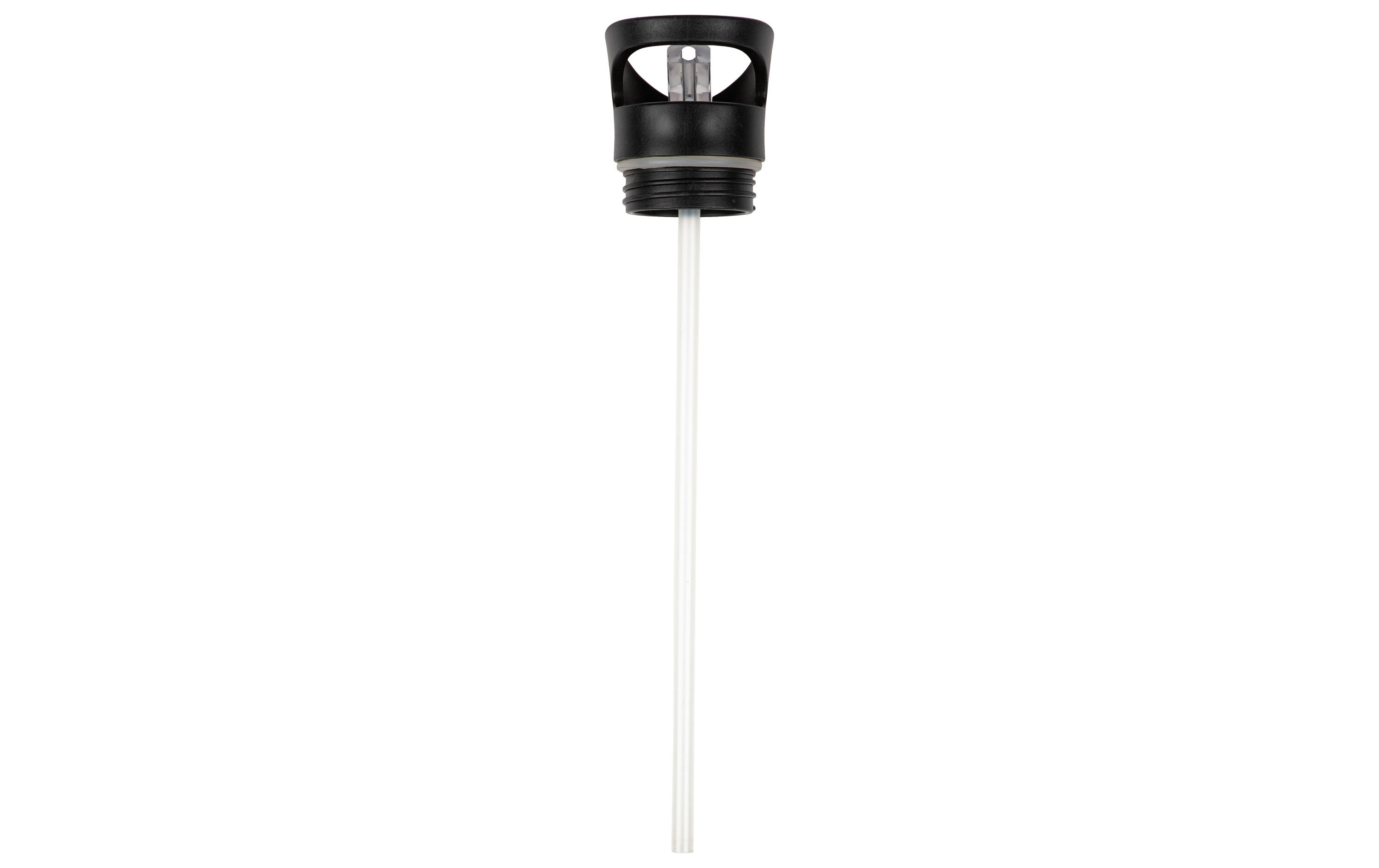 KOOR Flasche 1000ml schwarz Halm