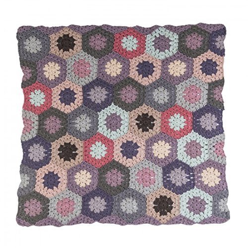 Häkel-Babydecke, pastell lila Häkel-Babydecke, pastell lila