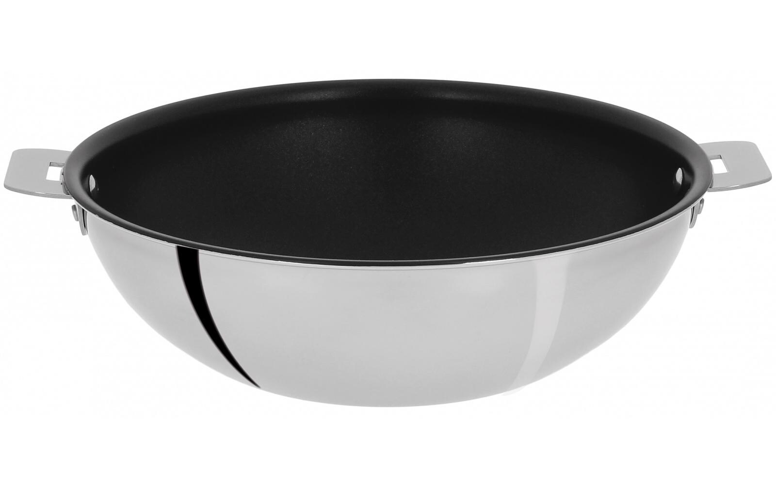 Cristel Wokpfanne Casteline 20cm mit Antiha