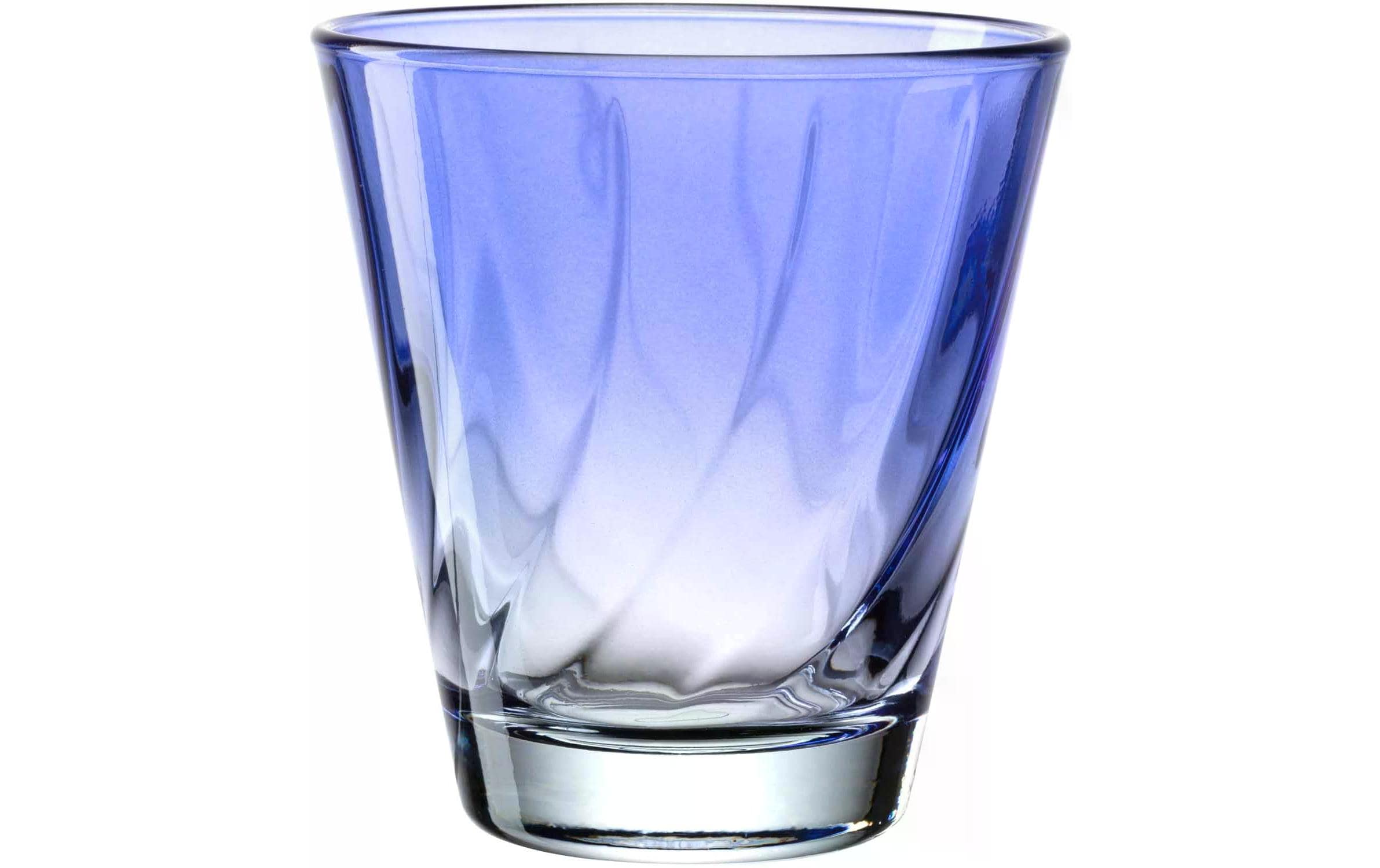 Leonardo Trinkglas Twist, 215ml blau