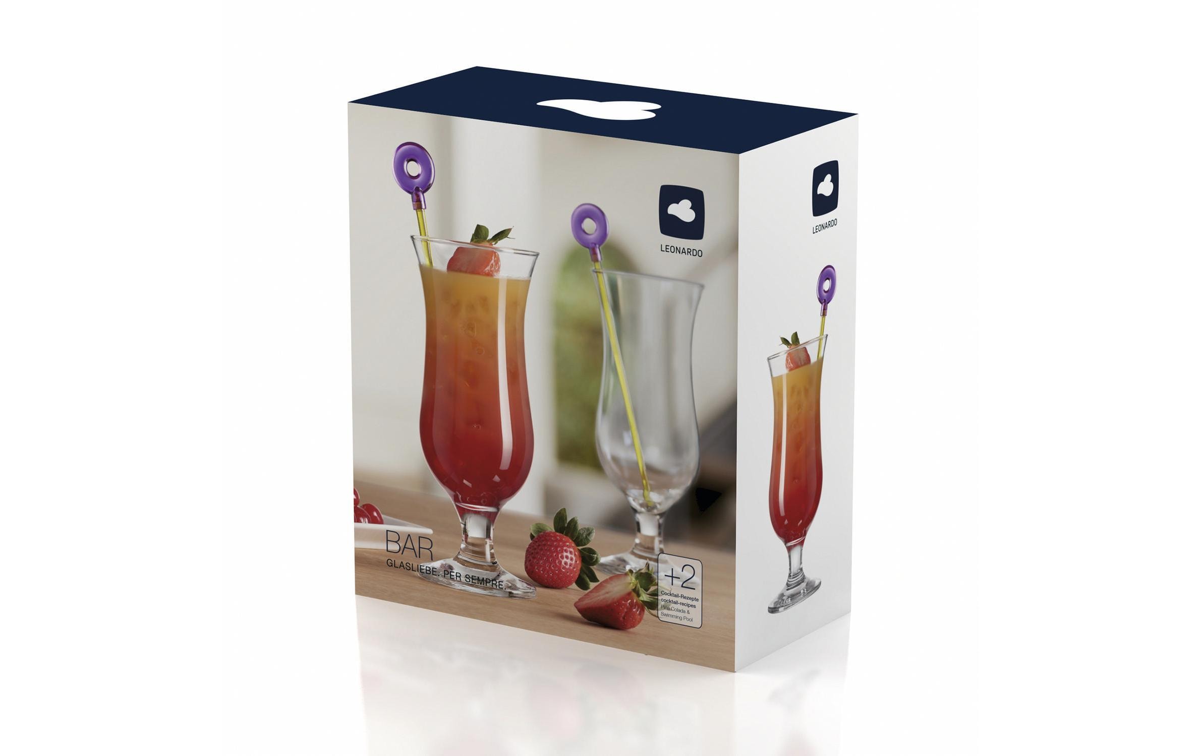 Leonardo Cocktailglas Hurricane 4-teilig Leonardo Cocktailglas Hurricane 4-teilig