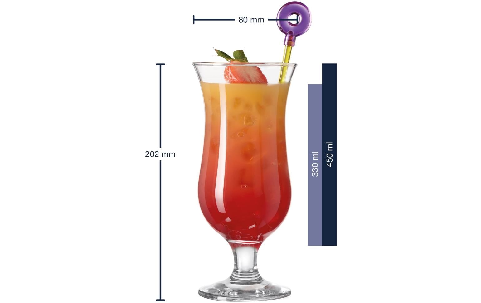 Leonardo Cocktailglas Hurricane 4-teilig Leonardo Cocktailglas Hurricane 4-teilig