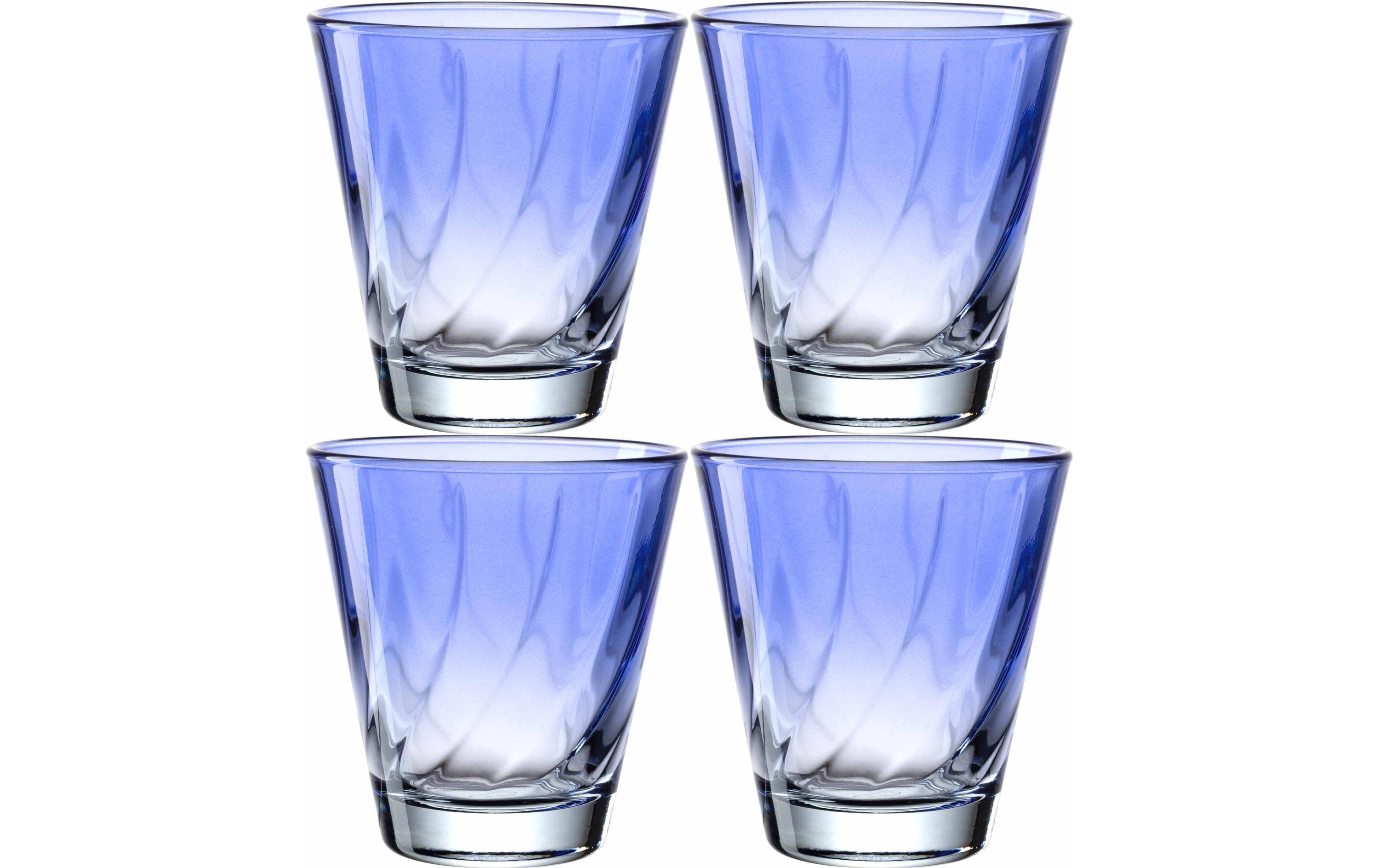 Leonardo Trinkglas Twist, 215ml blau