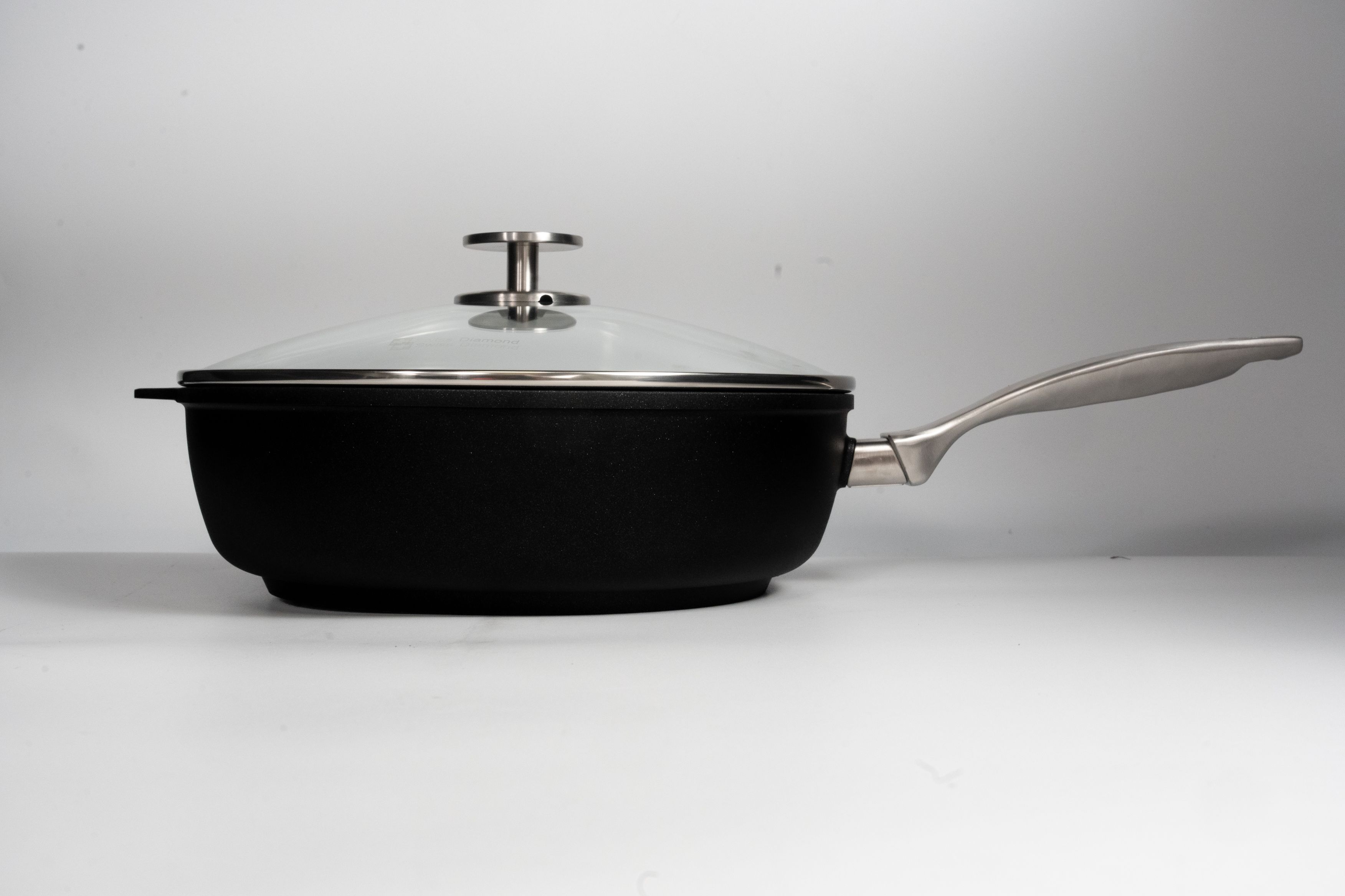CXD Induktion Bratpfanne/Deckel ohne PFAS 28cm Kochtopf, Kochgeschirr