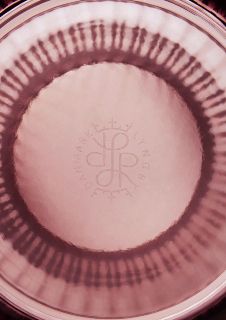Lyngby Vase, 20.5cm, Burgundy