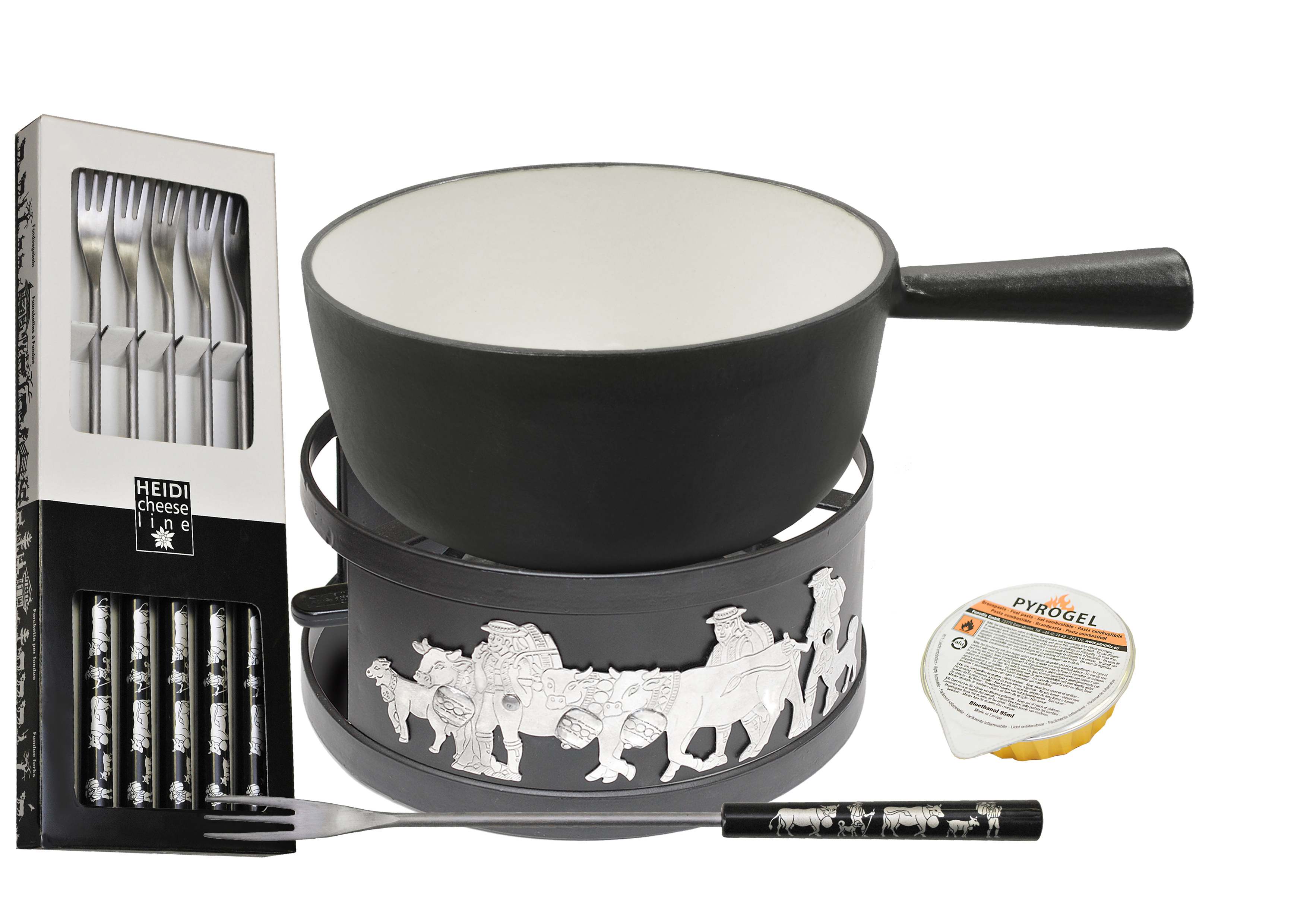 SILVER APP.Fondue-Set 9-tlg BC