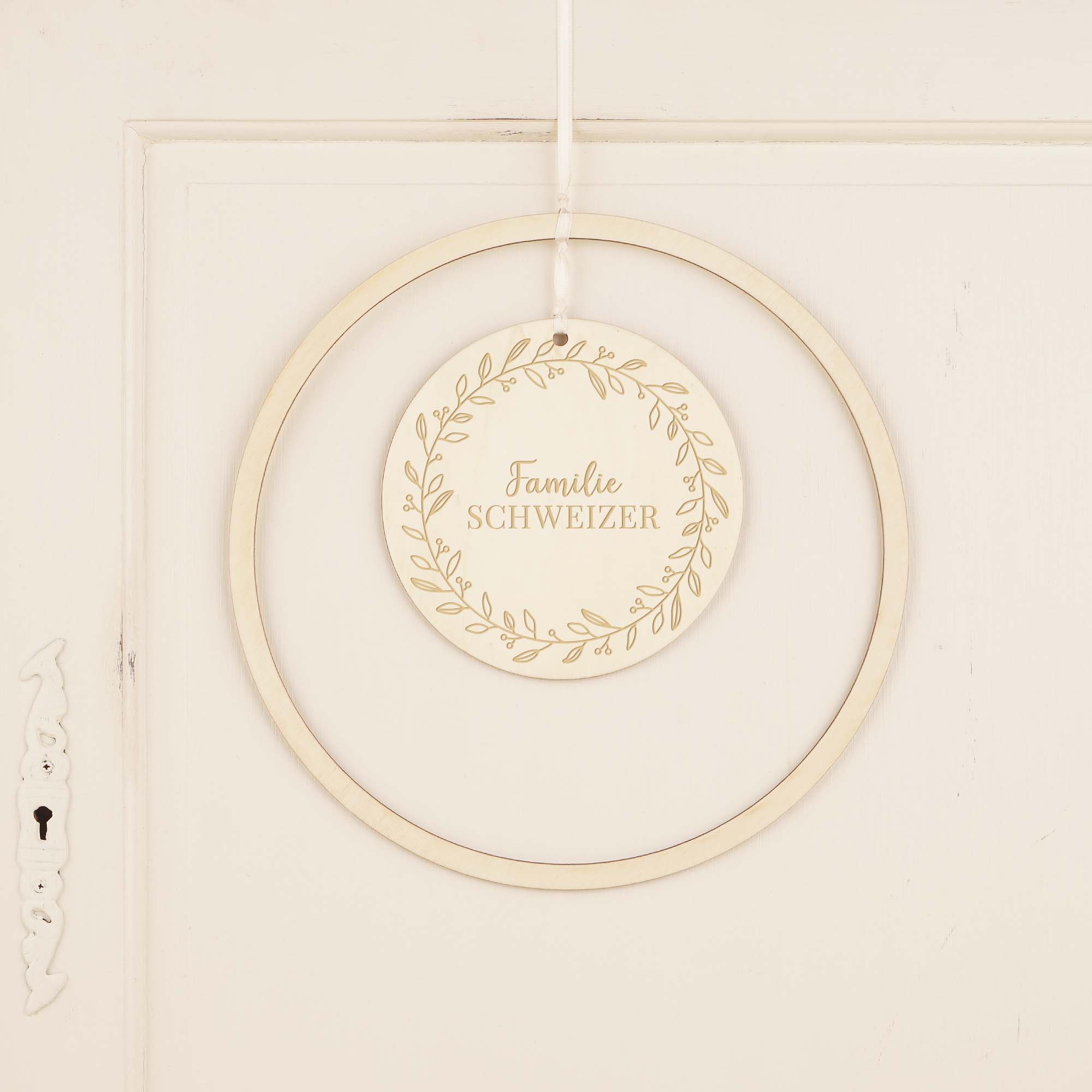Holz Loop "Familienname" Holz Loop "Familienname"