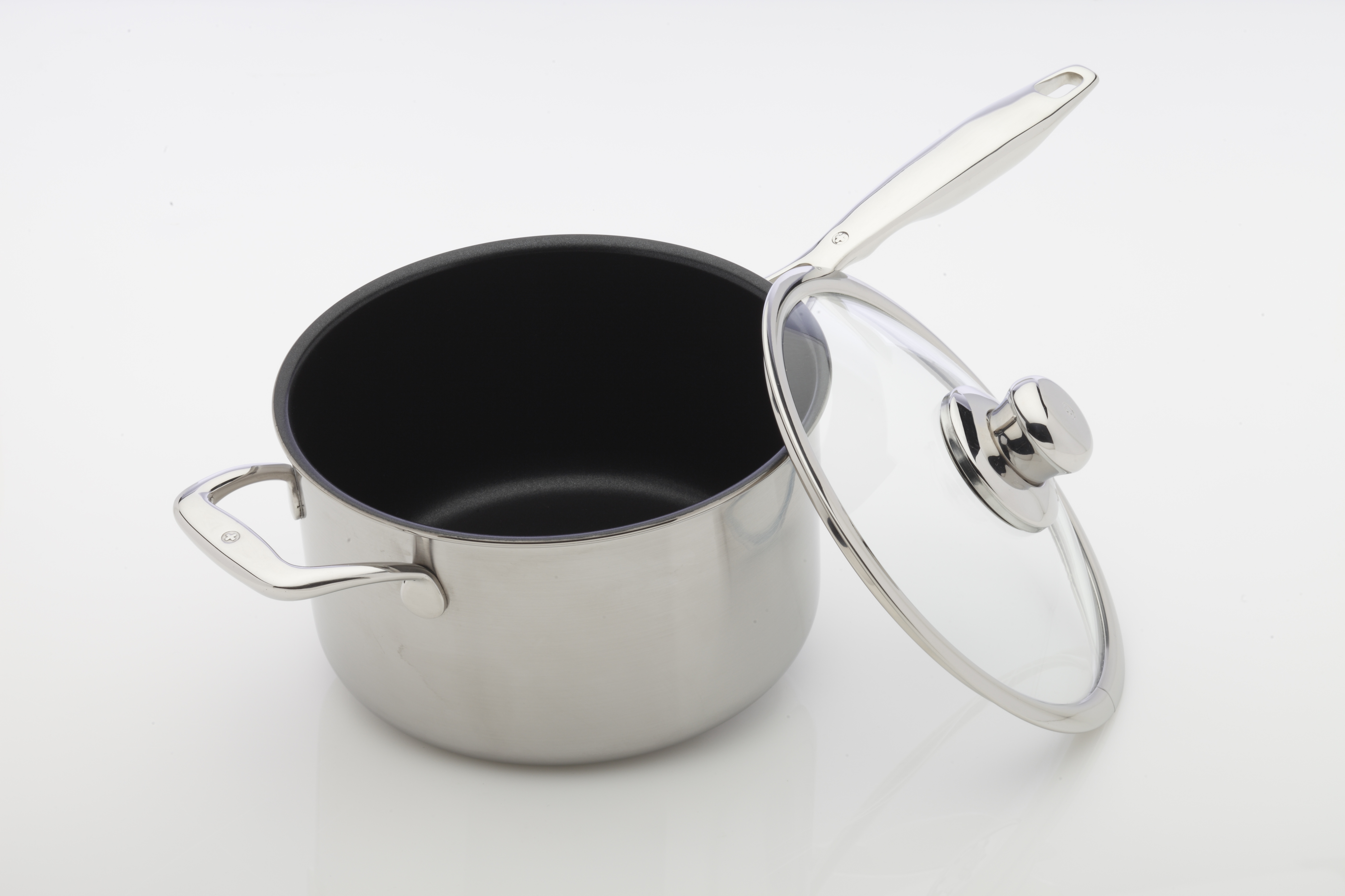 XD Nonstick Clad Induction - Inox Stielkasserole mit Deckel Ø 20cm