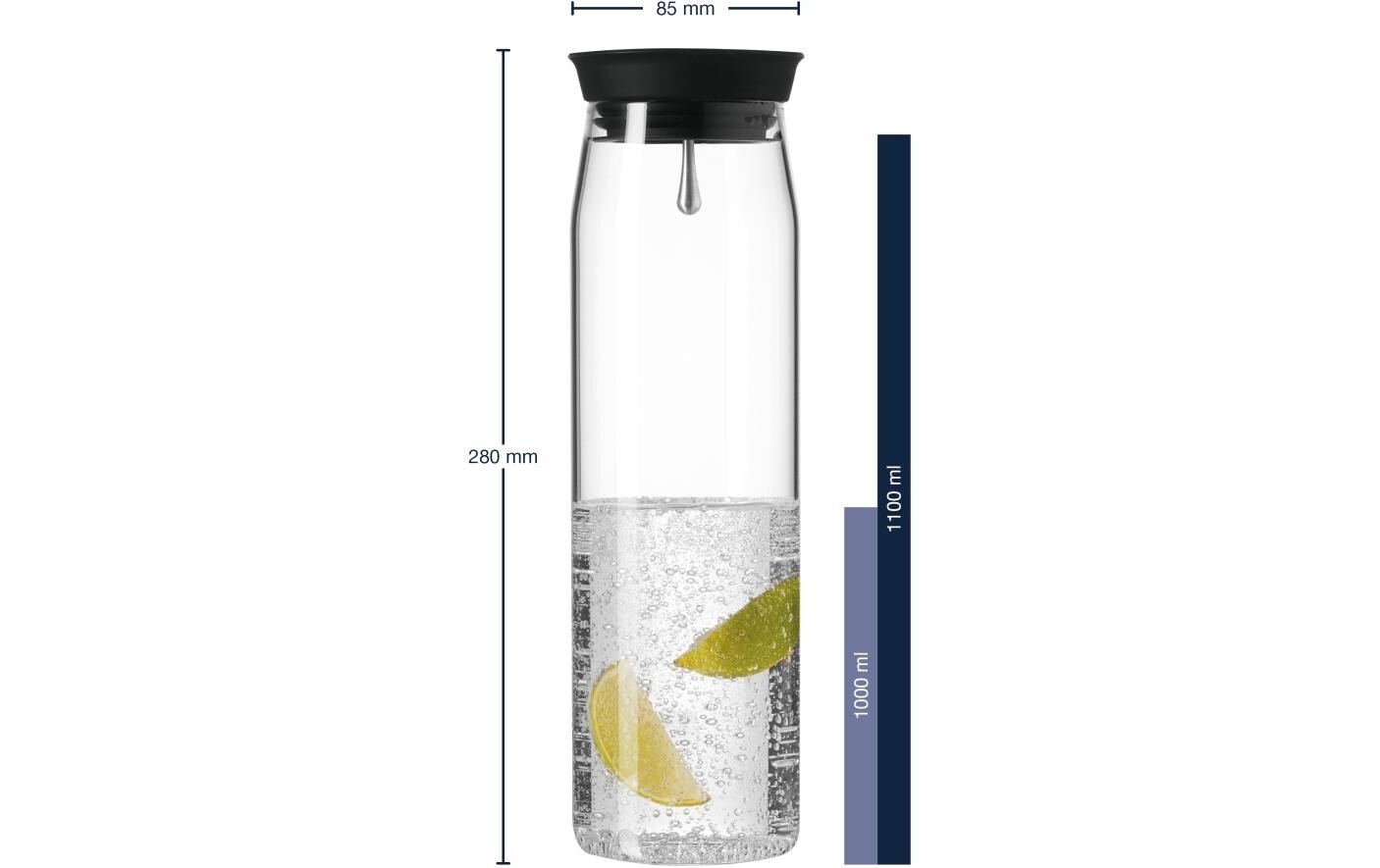 Leonardo Wasserkaraffe Brioso 1 Liter Flasche