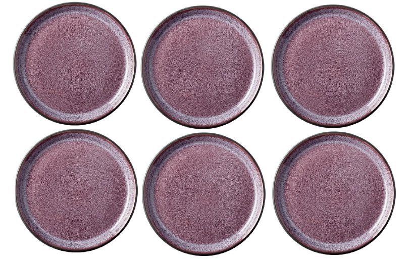 Kaffeebecher, Tassen-Set, Keramiktassen, rötliche Kirschrot, glänzende Oberfläche