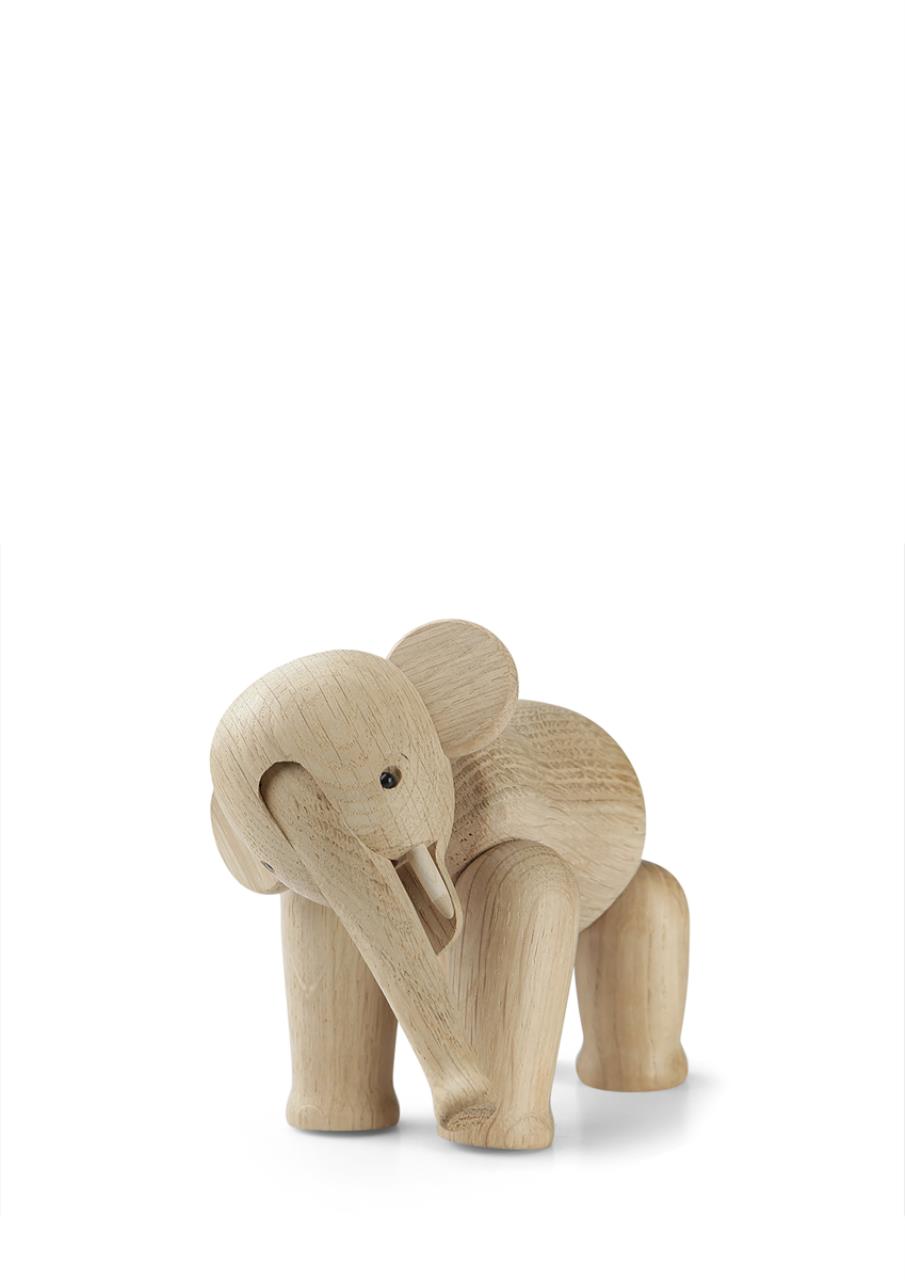 Elefant mini, 9.5cm, Eiche