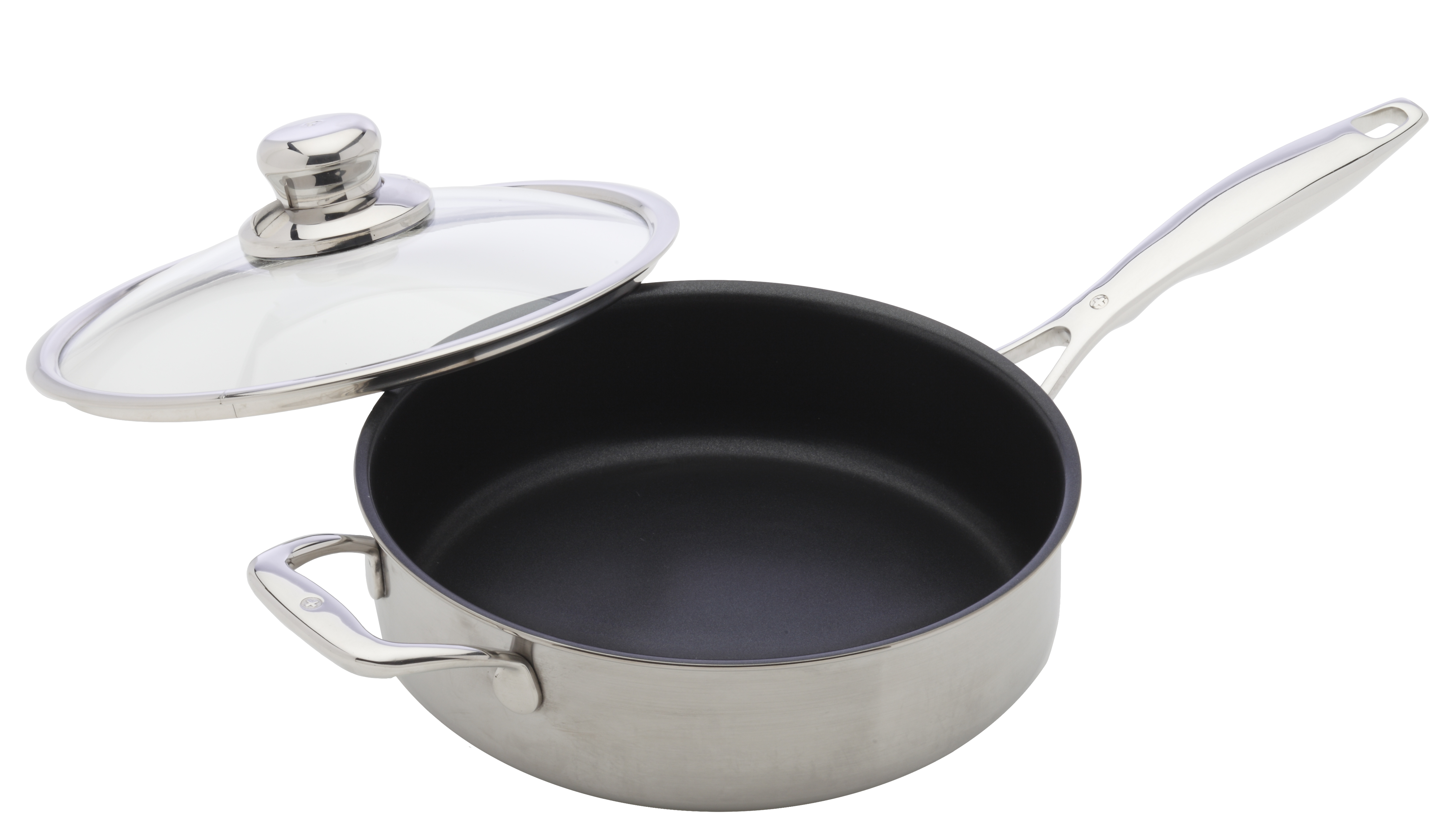 XD Nonstick Clad Induktion - Inox Bratpfanne mit Deckel Ø 24 cm