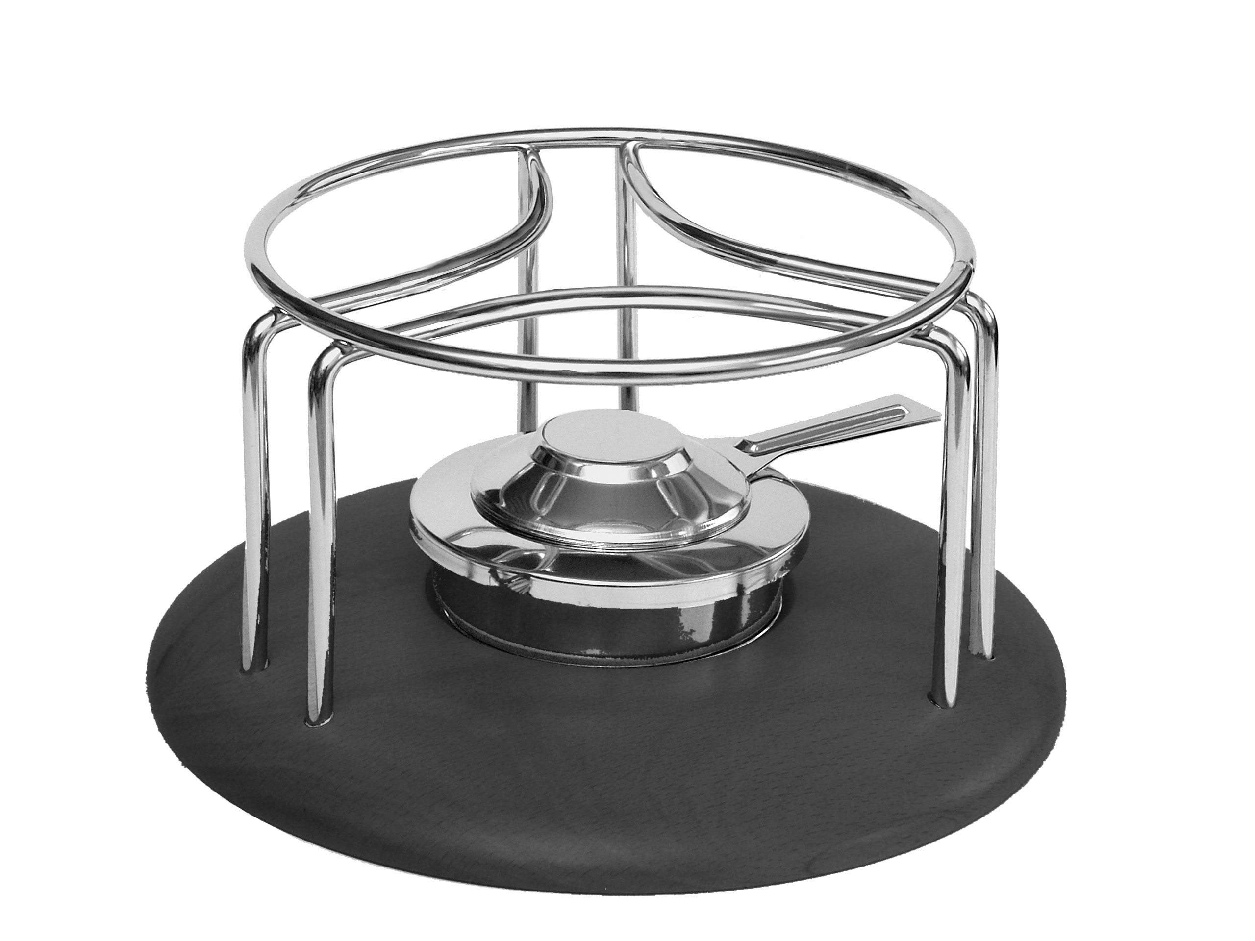 Edel Fondue-Set Rechaud schwarz