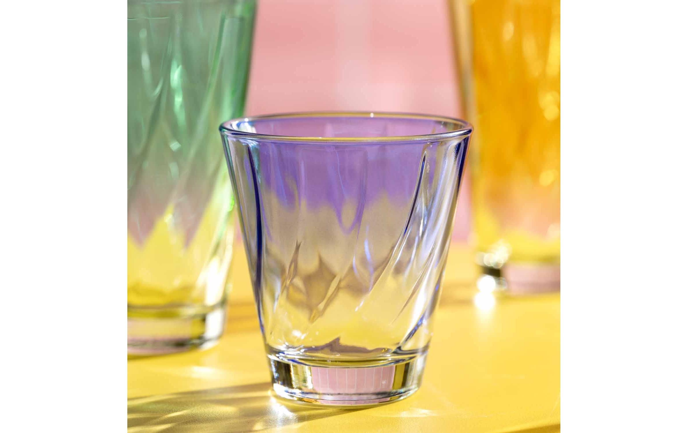 Leonardo Trinkglas Twist, 215ml blau