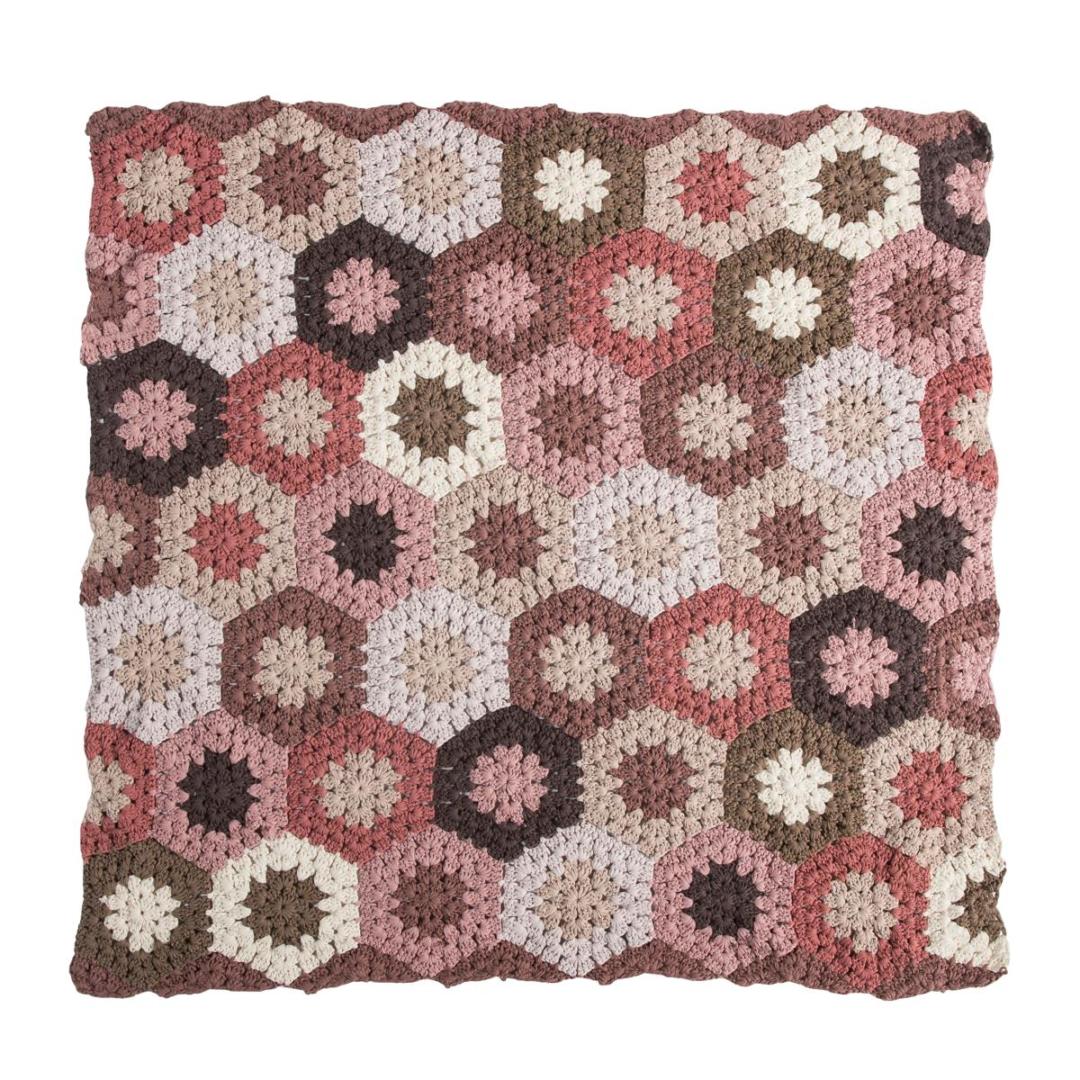 Häkel-Babydecke - rosa