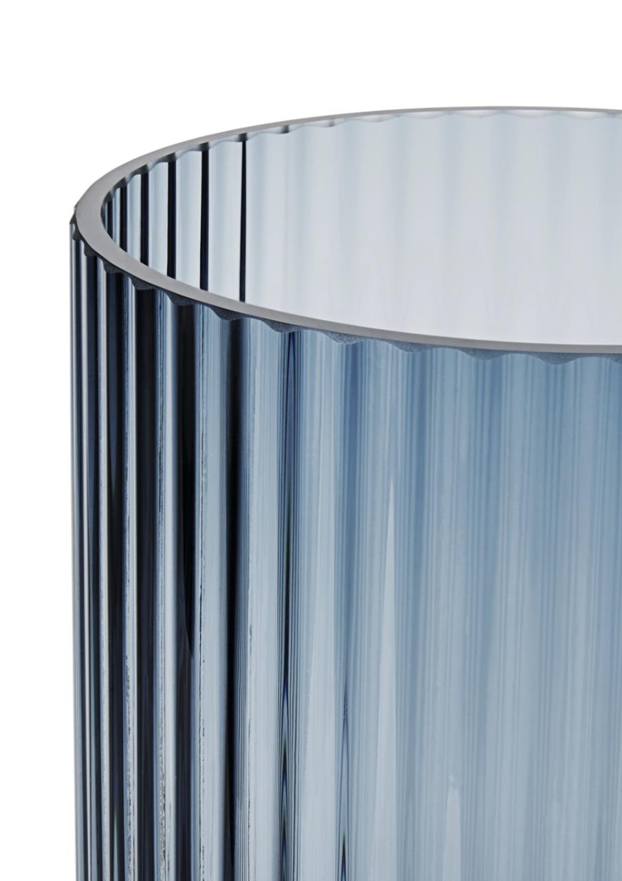 Lyngby Vase, 25cm, Midnight Blue