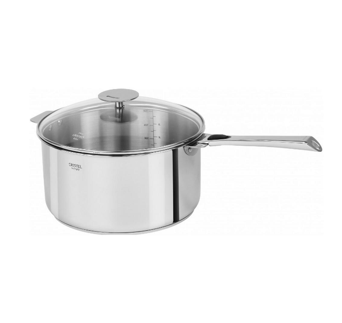 Cristel Edelstahlfleischtopf Casteline 22cm