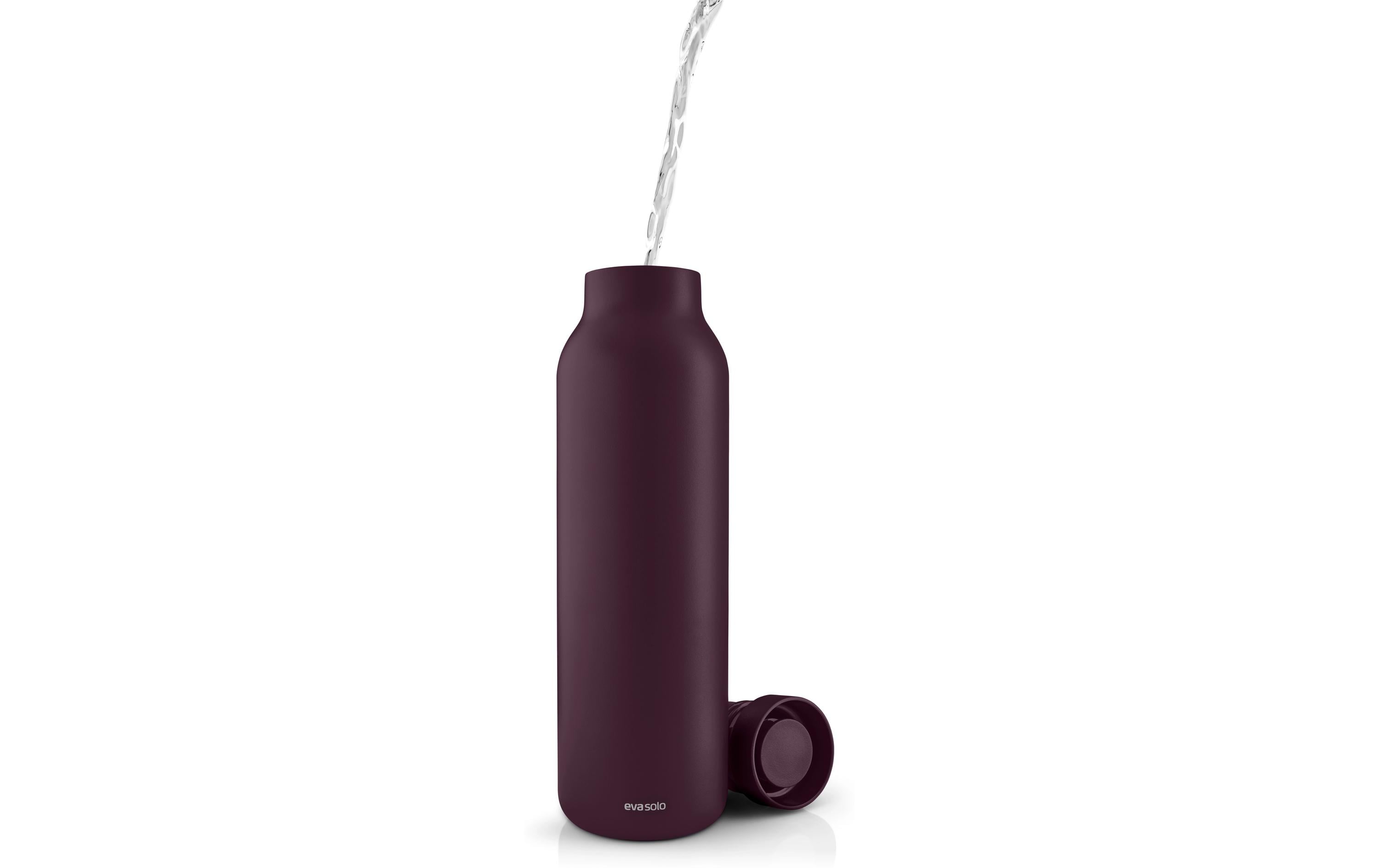 Flasche, Wasserflasche, Trinkflasche, Burgunderfarbe, Nachfüllbar